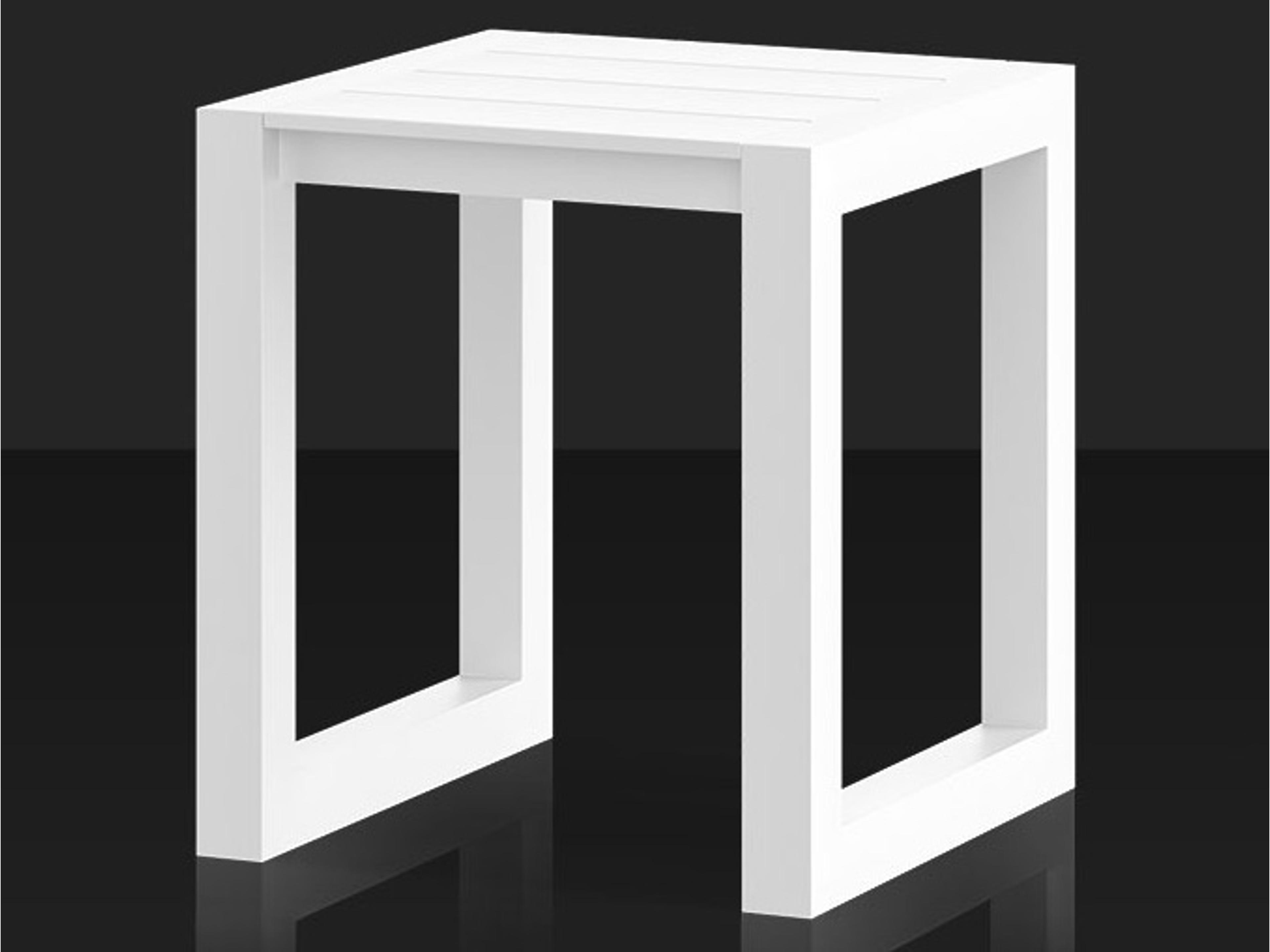 Decoscape Iconic Aluminum Small Square Side Table