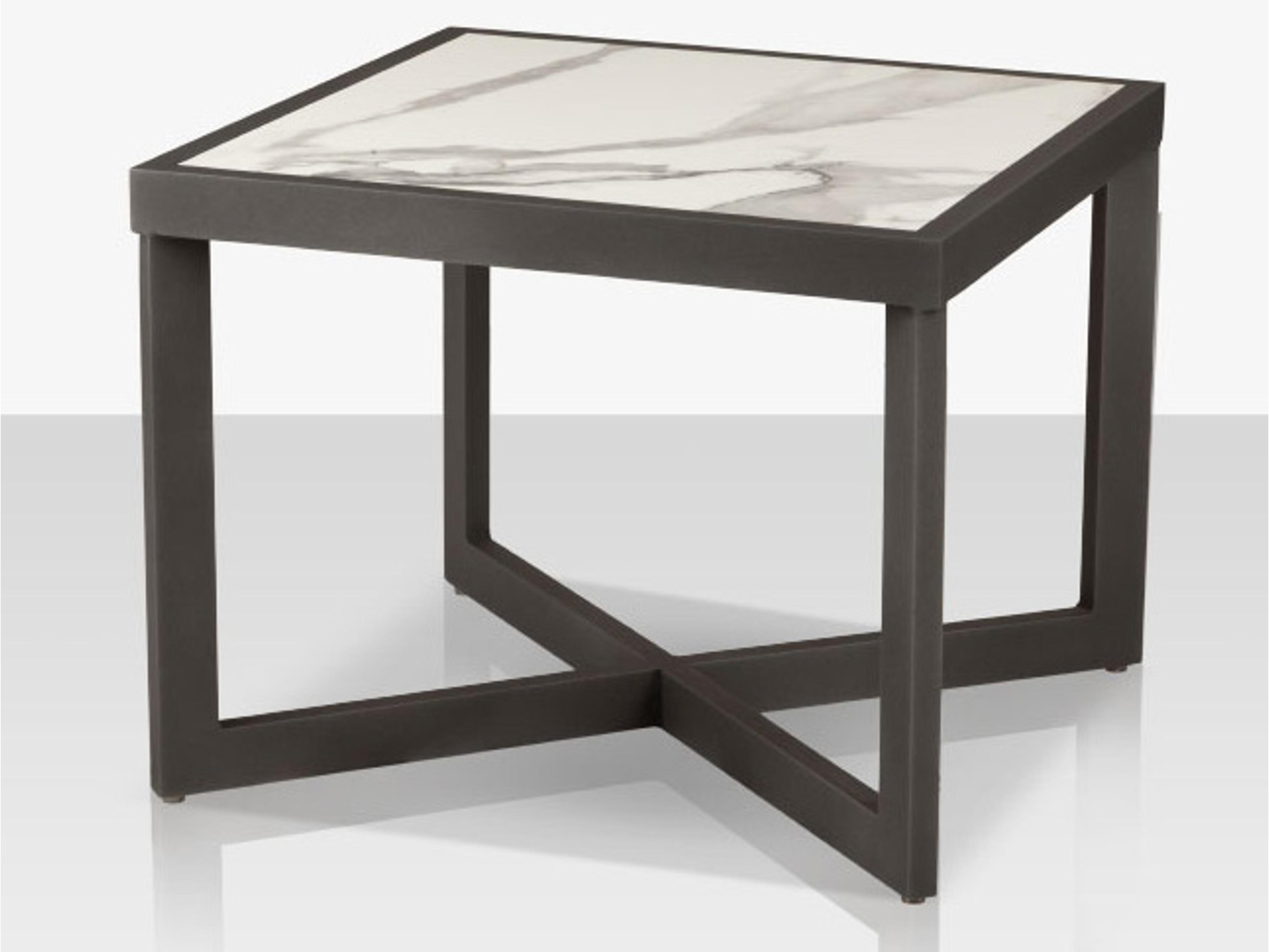 Decoscape Iconic Aluminum Large Square Side Table
