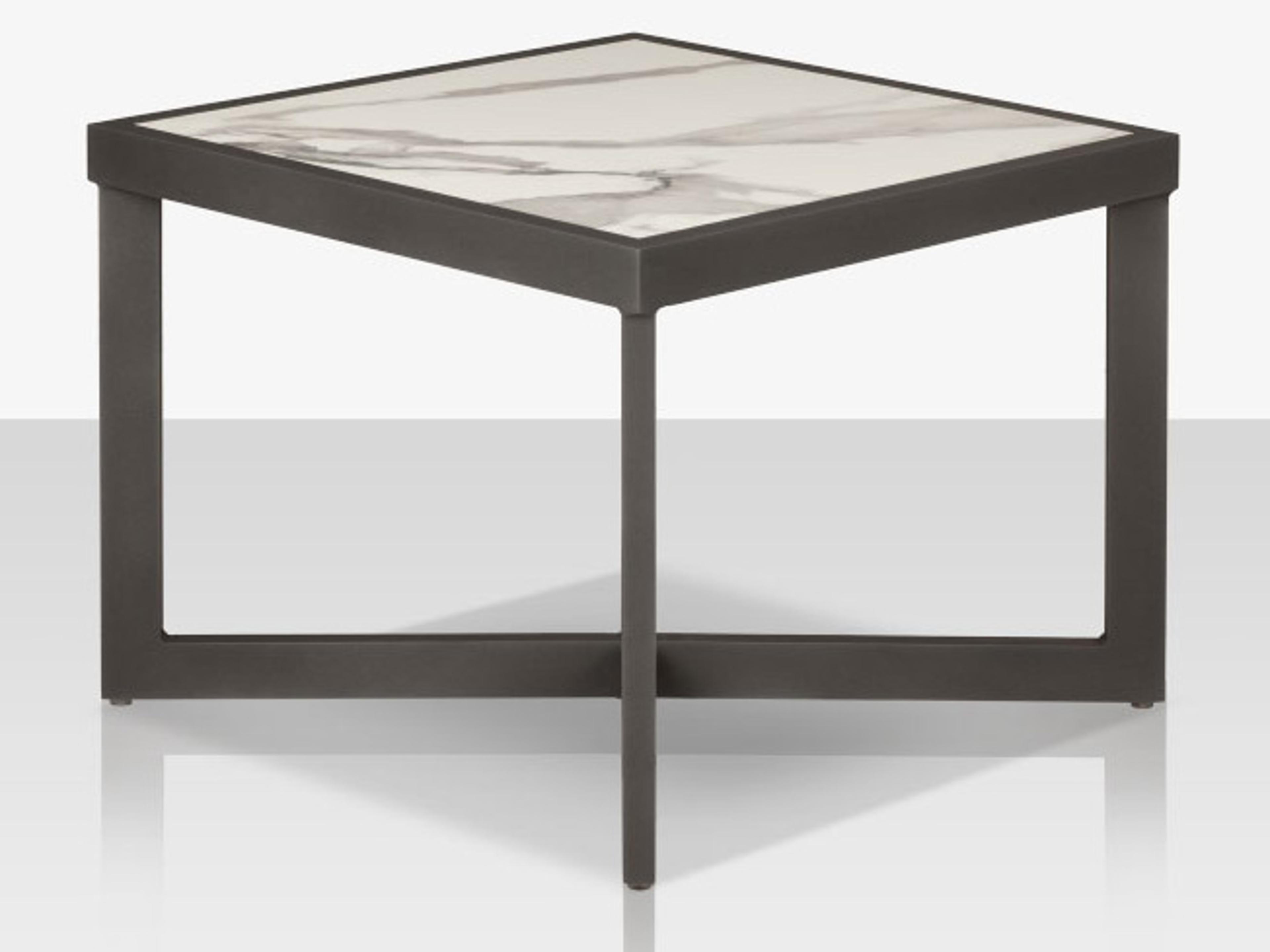 Decoscape Iconic Aluminum Large Square Side Table