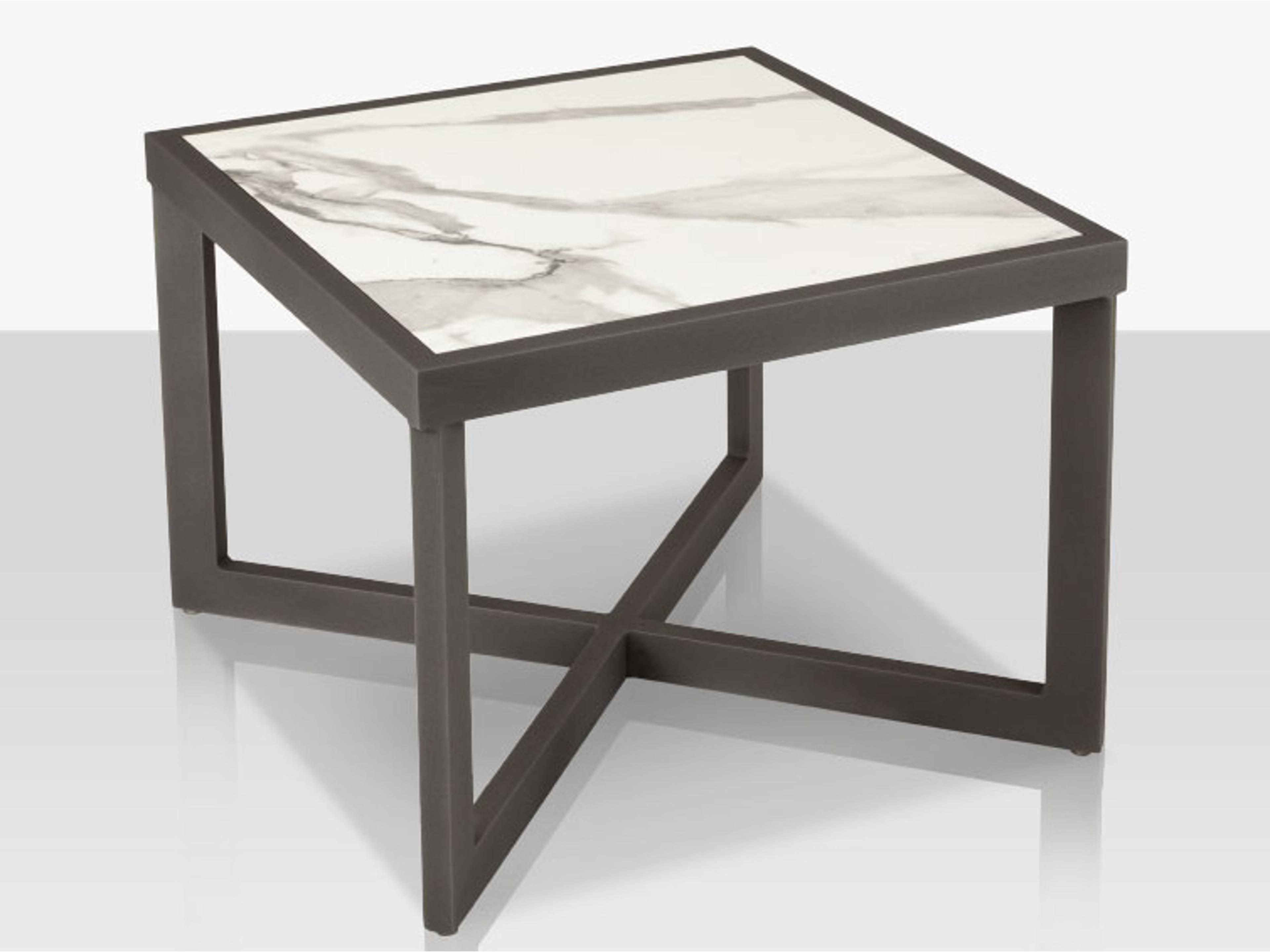 Decoscape Iconic Aluminum Large Square Side Table