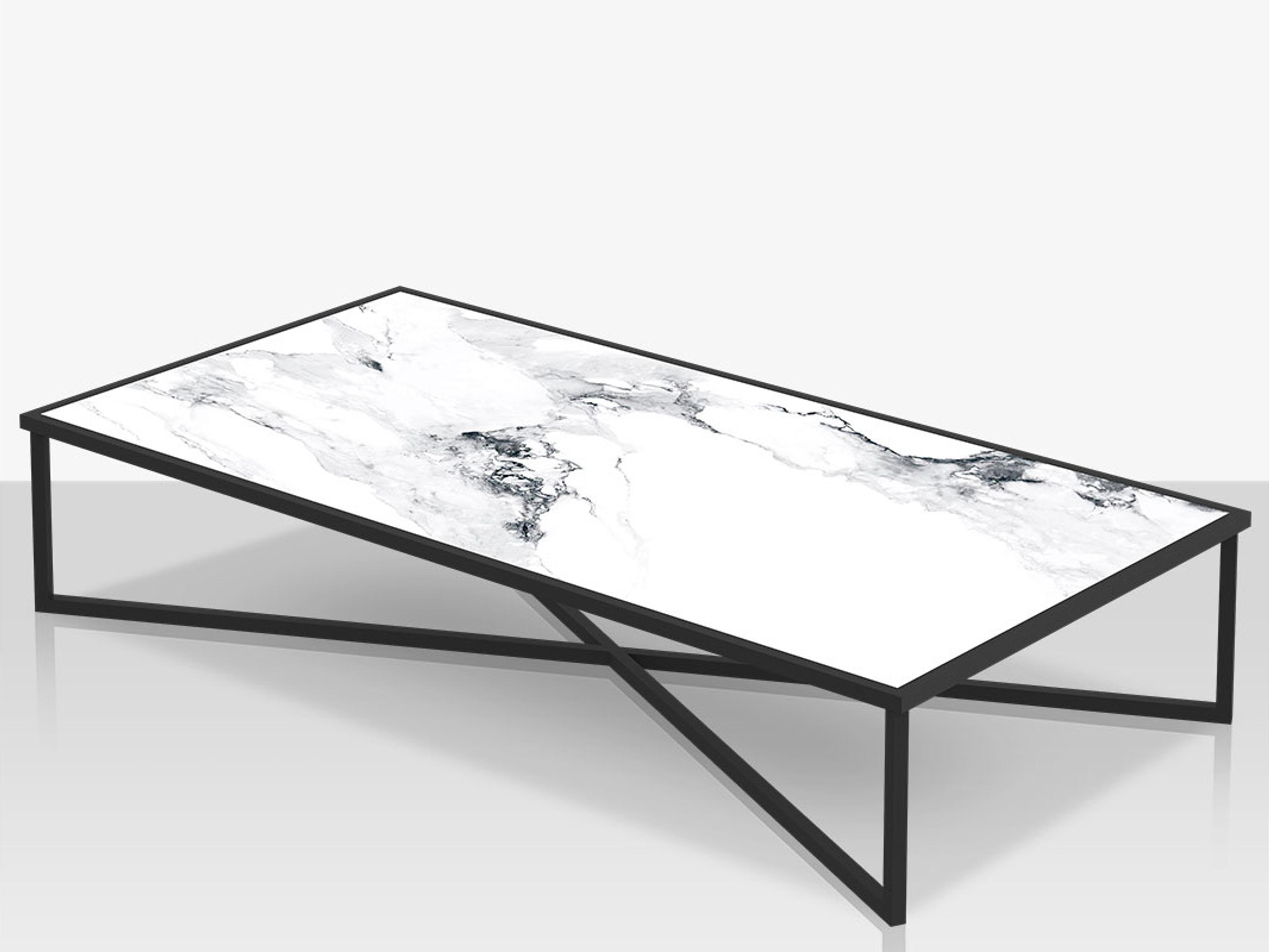 Decoscape Iconic Aluminum Large Rectangular Coffee Table