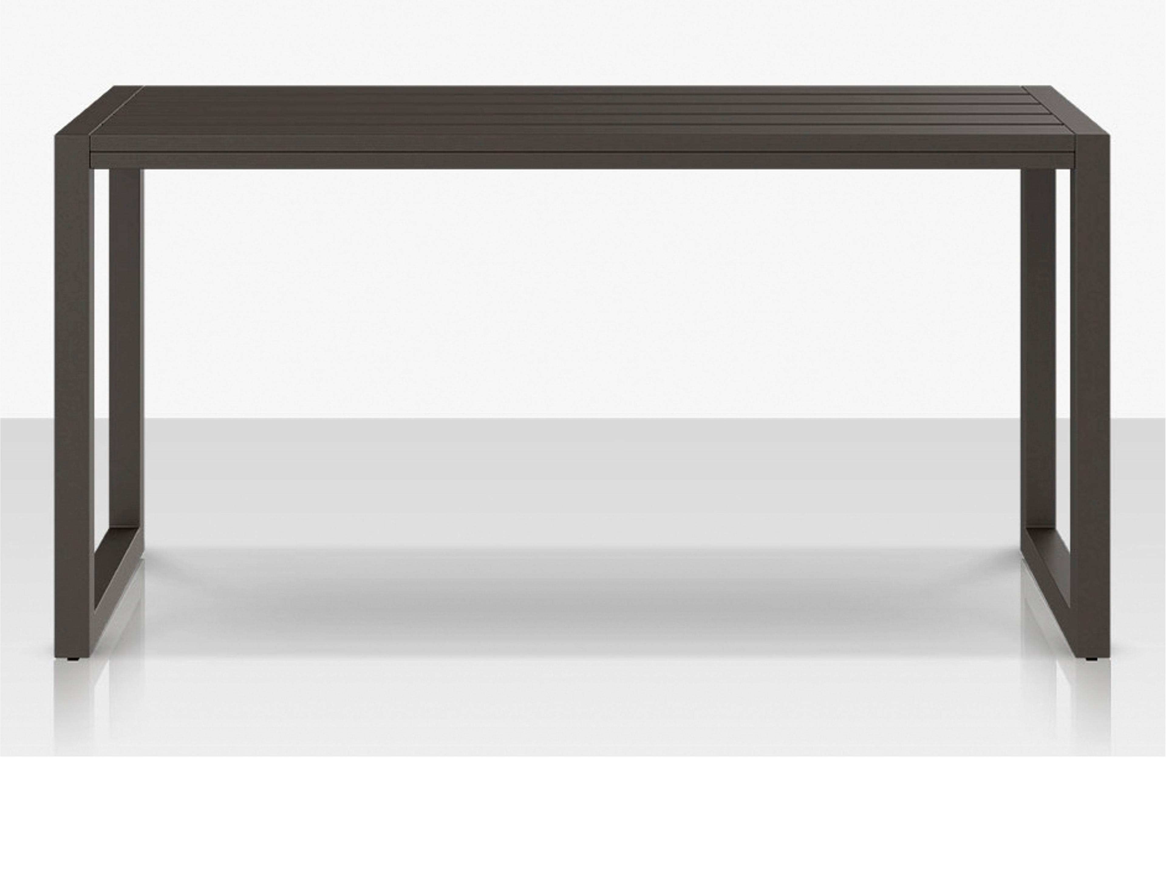 Decoscape Iconic Aluminum Rectangular Console Table