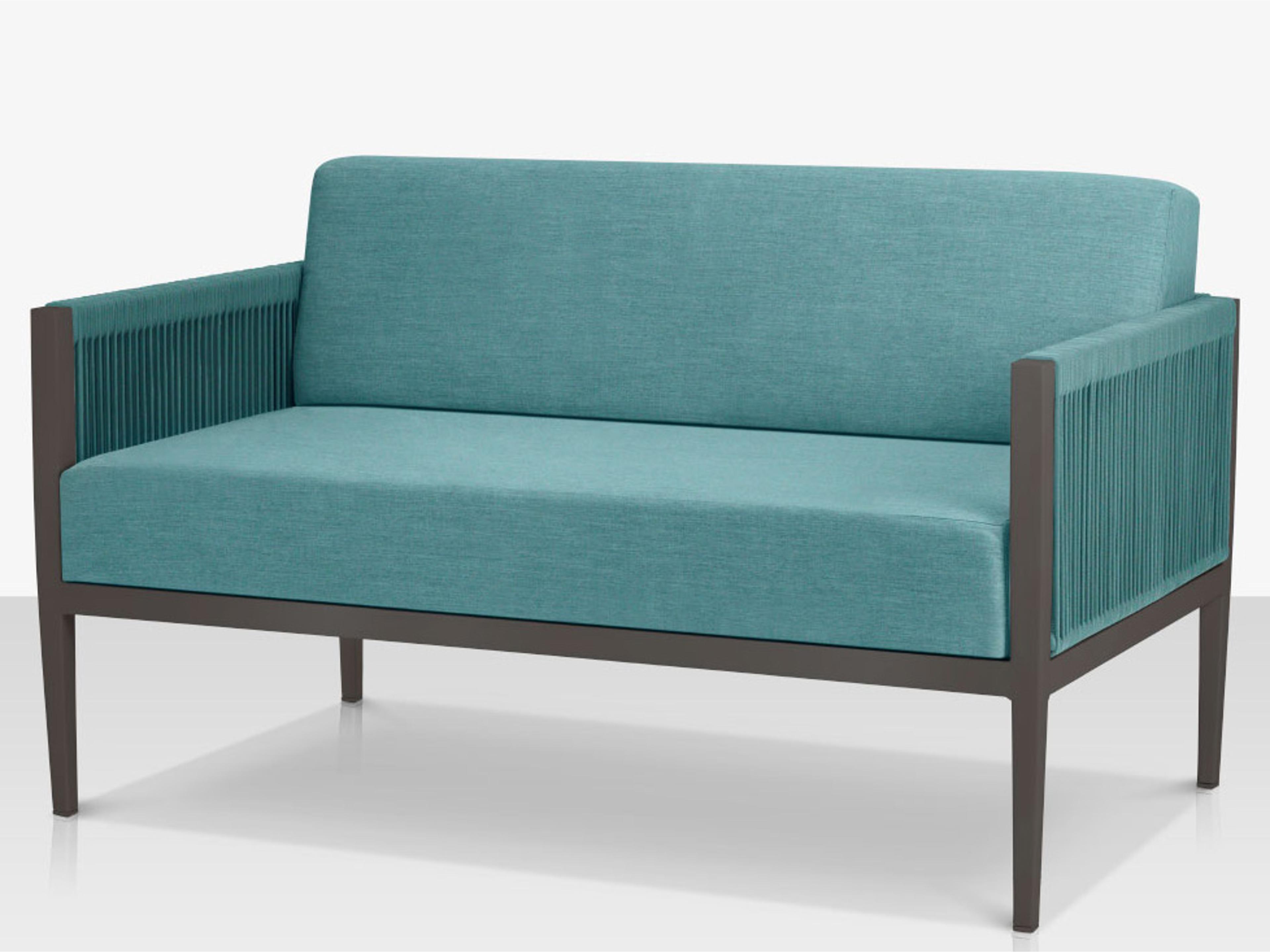 Decoscape Skye Quick Ship Aluminum Loveseat