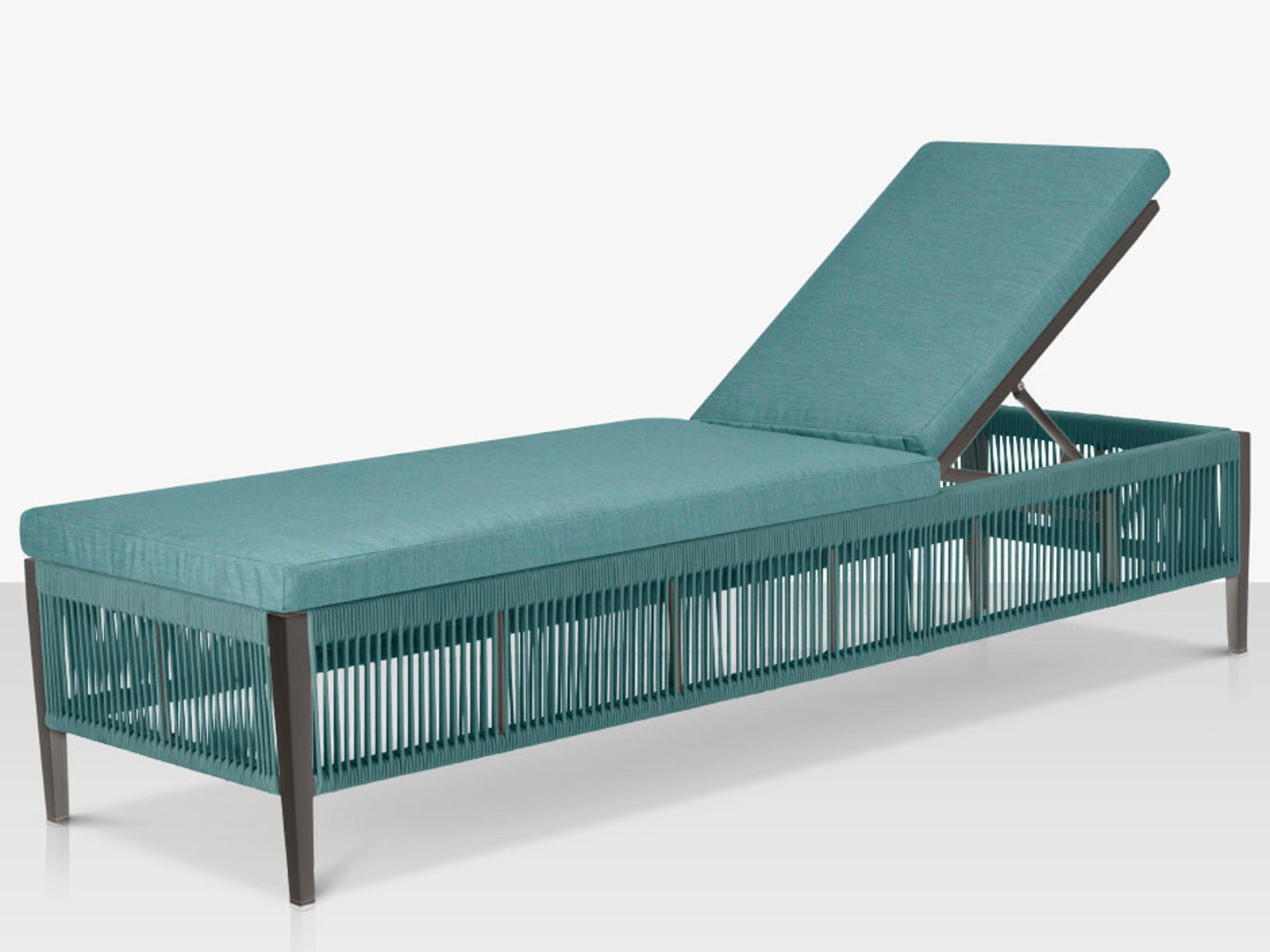 Decoscape Skye Aluminum Armless Chaise Lounge