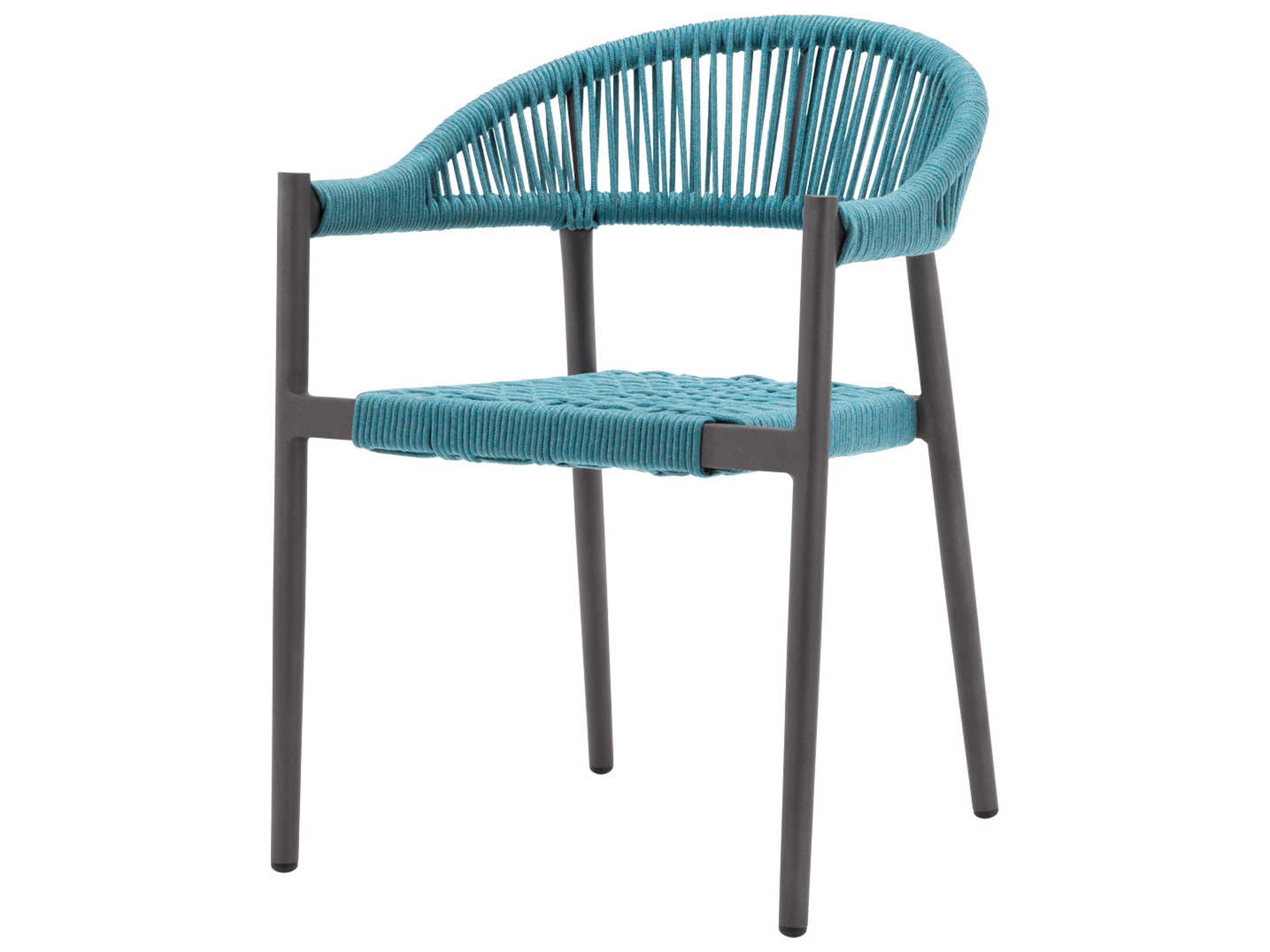 Decoscape Skye Aluminum Stackable Dining Arm Chair