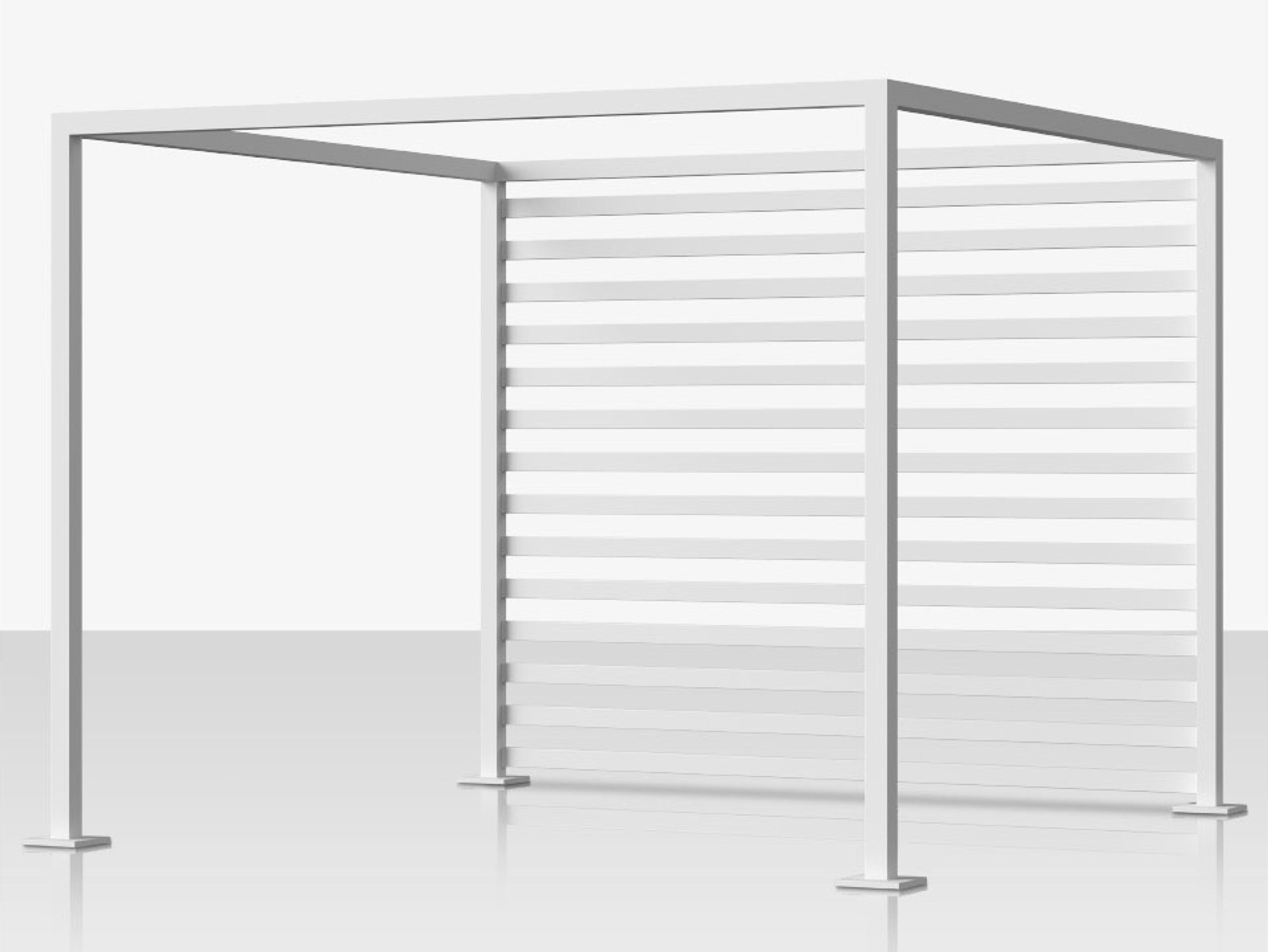 Decoscape Breeze Cabana 8' Aluminum Slats - Back