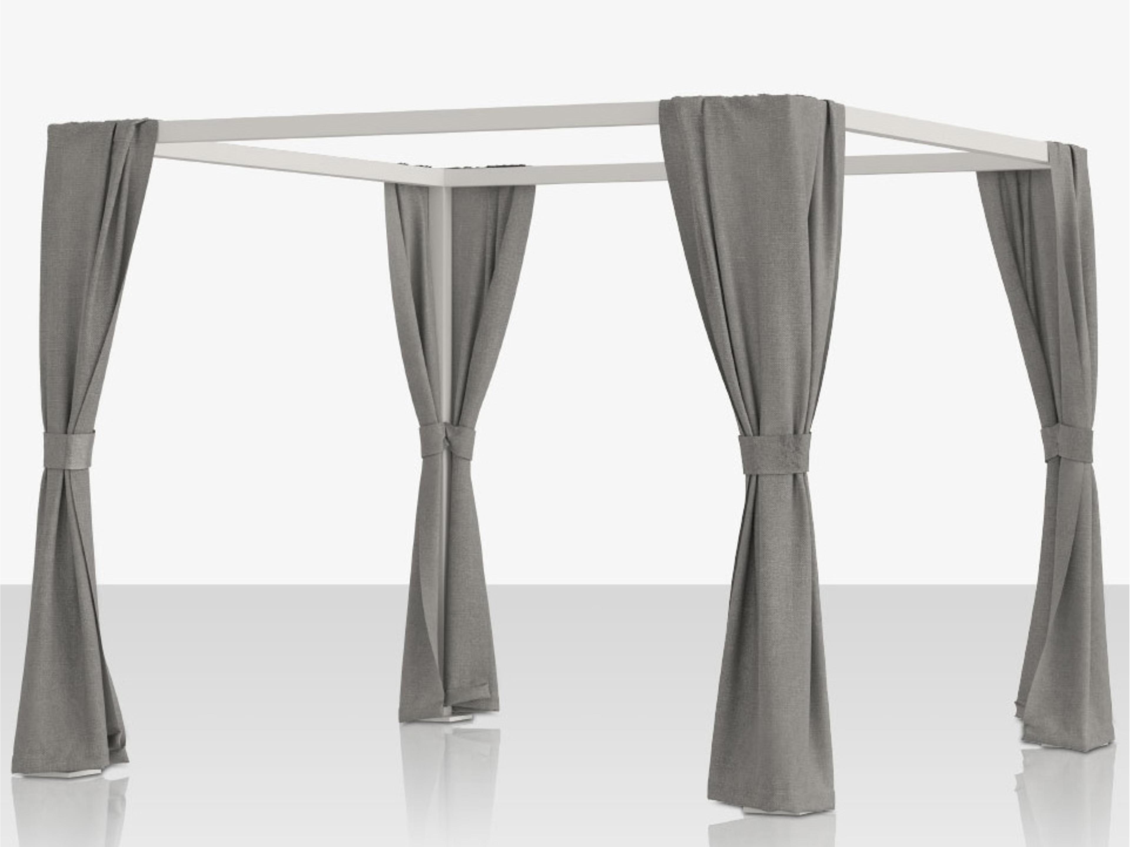 Decoscape Breeze Cabana 10' Decorative Corner Curtain - Non-Functional