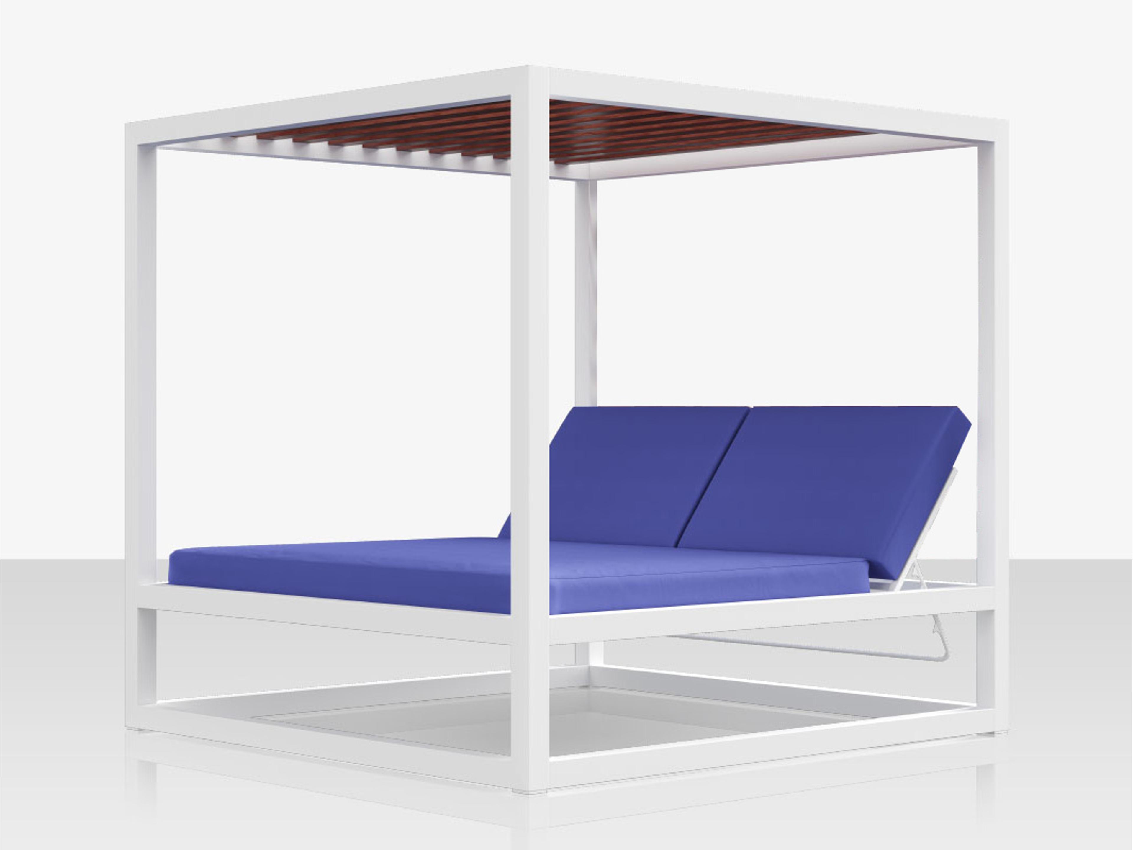 Decoscape Breeze Daybed Top Aluminum Wood Grain Slats