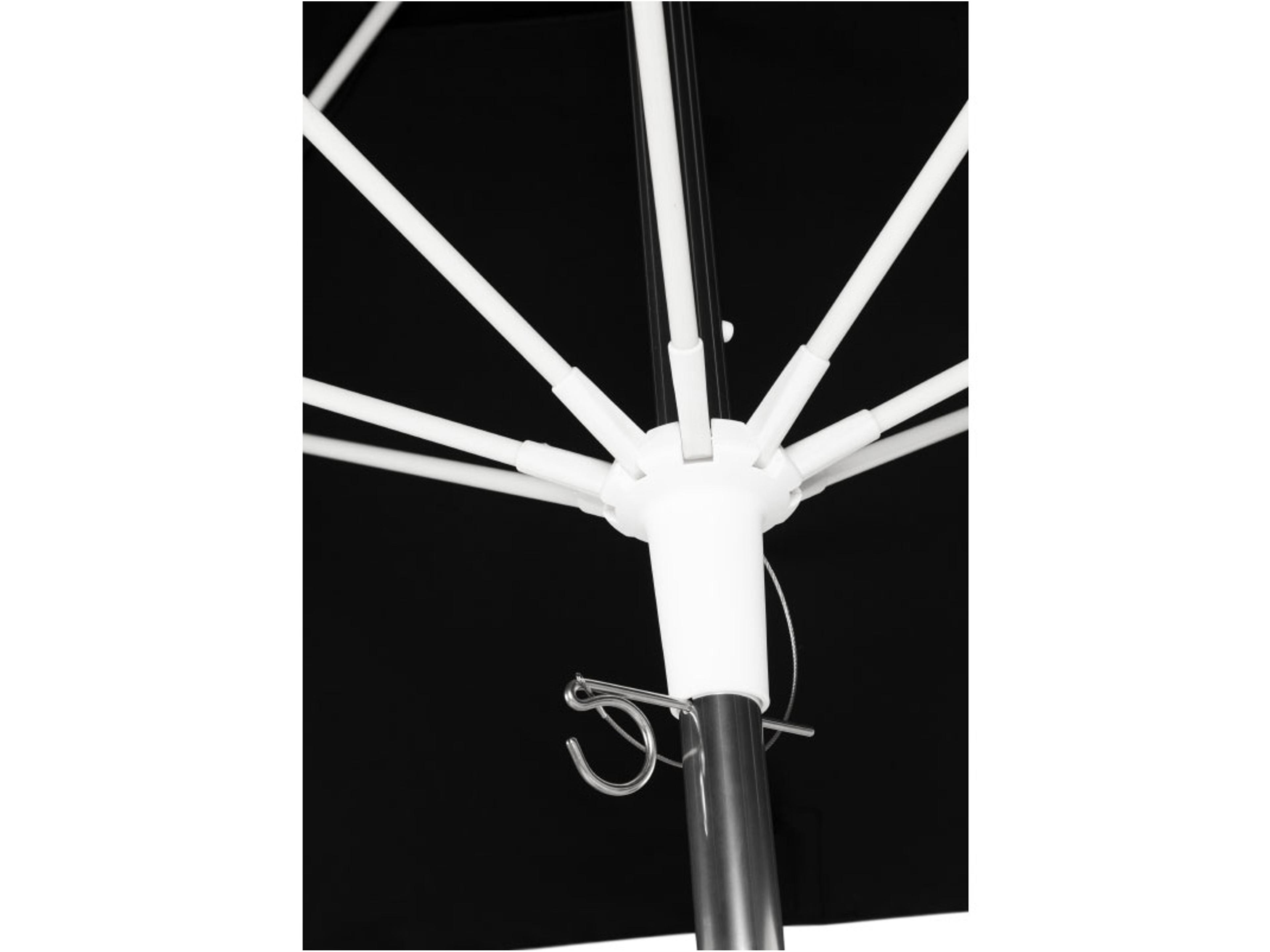 Decoscape 8 Foot Square Single Vented Push-Up Lift Umbrella