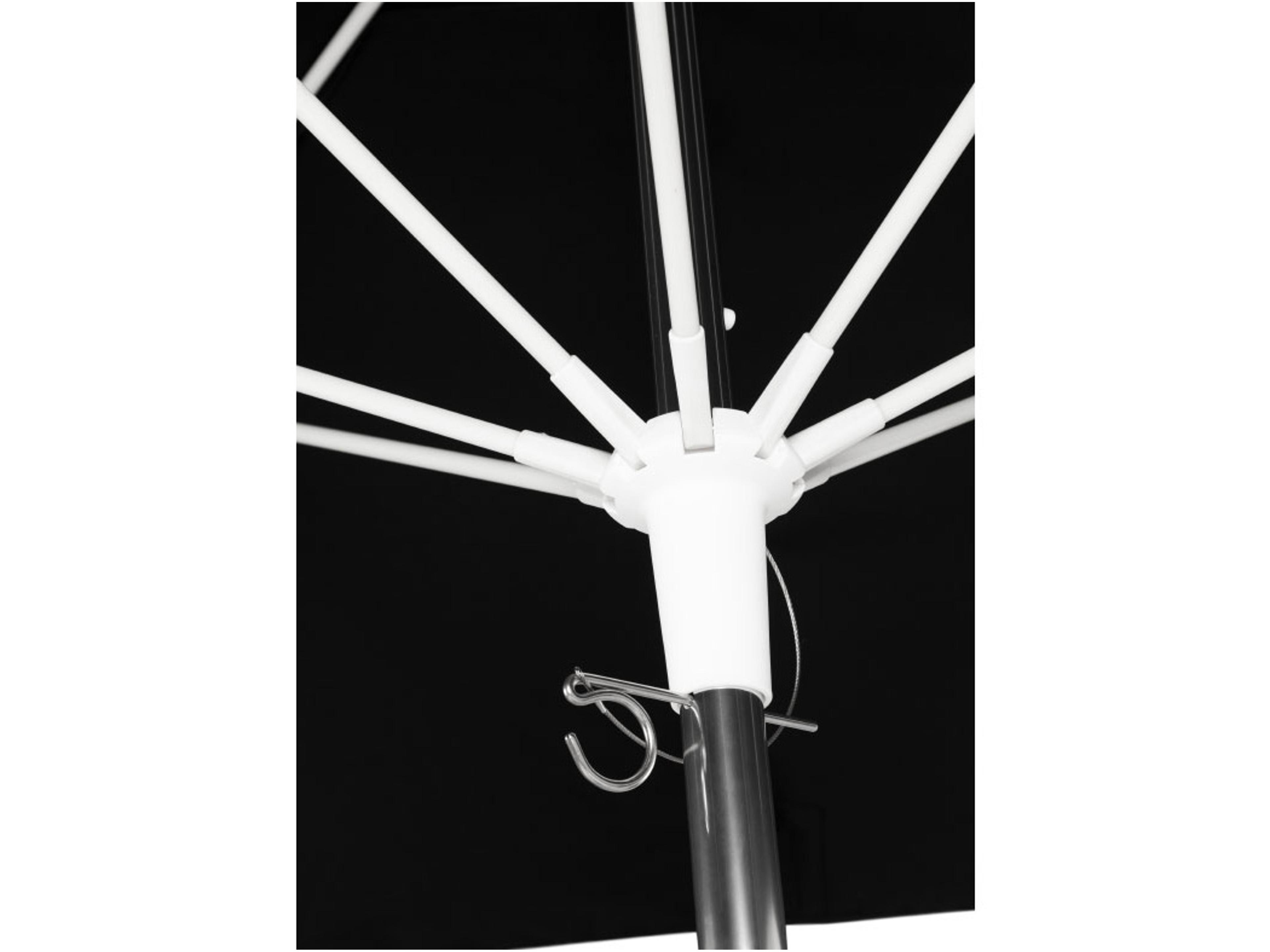 Decoscape 8 Foot Round Double Vented Push Up Lift Umbrella