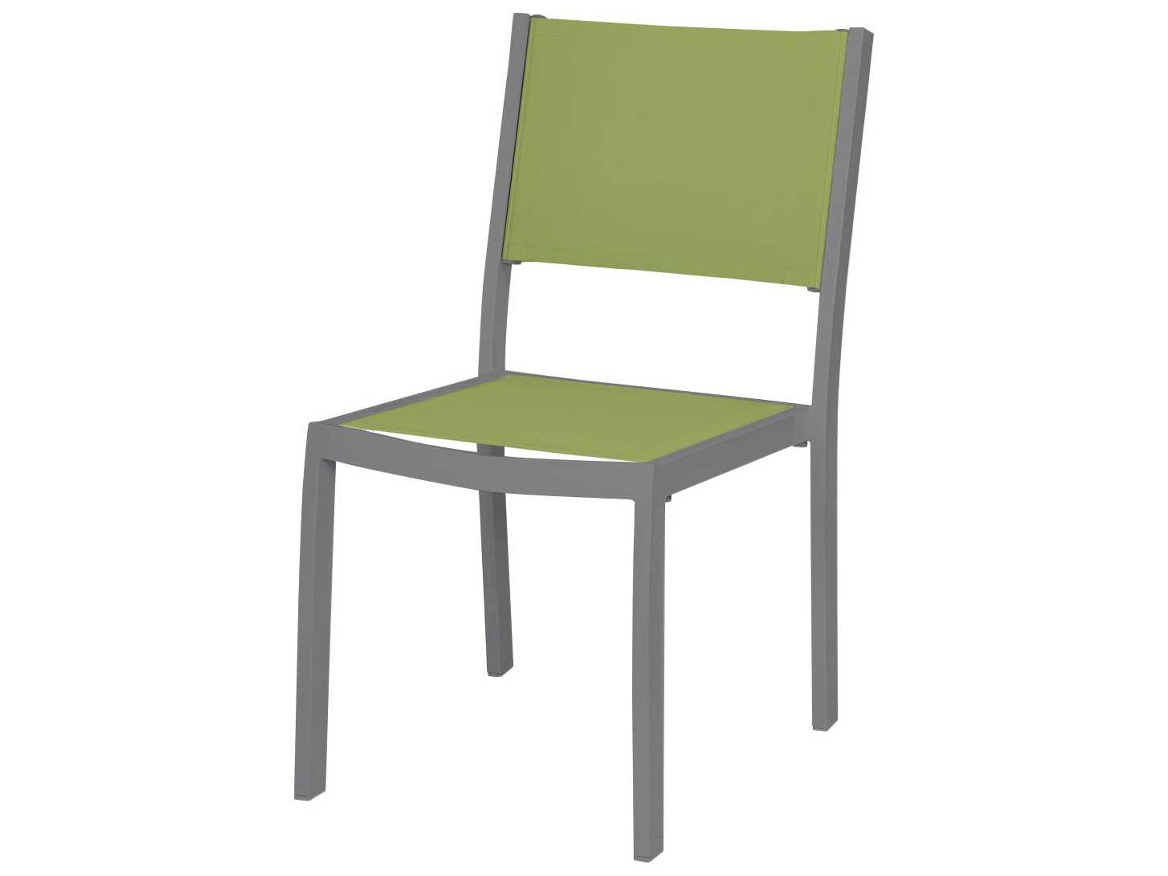 Decoscape Fusion Sling Aluminum Stackable Dining Side Chair