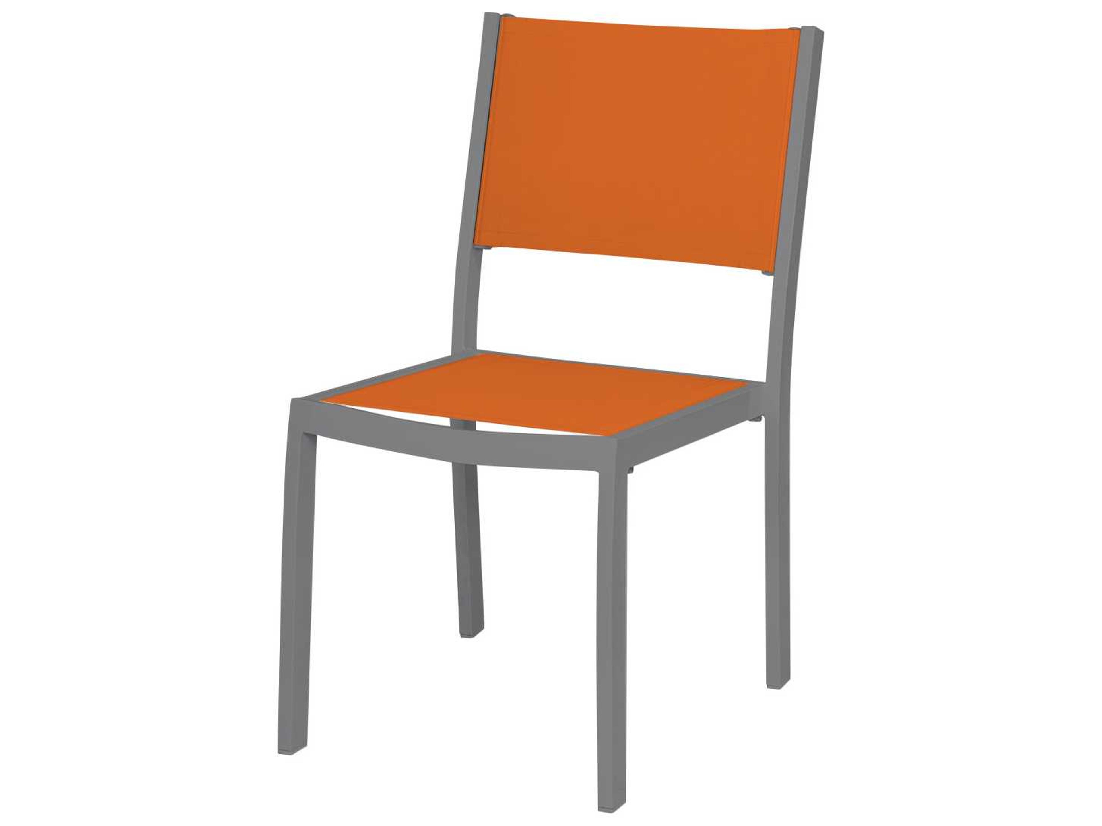 Decoscape Fusion Sling Aluminum Stackable Dining Side Chair