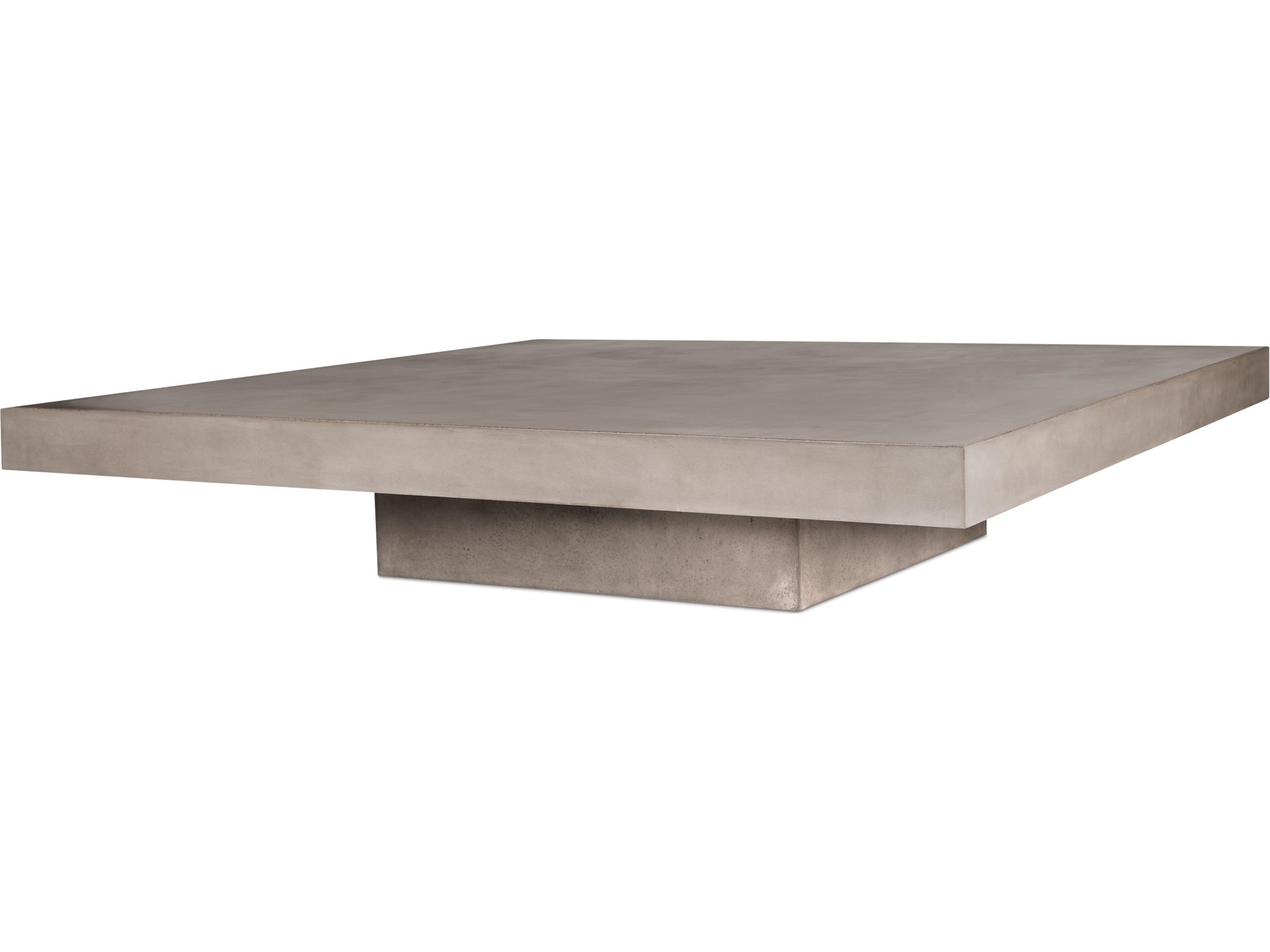 Perpetual Gray Lima Square Patio Coffee Table