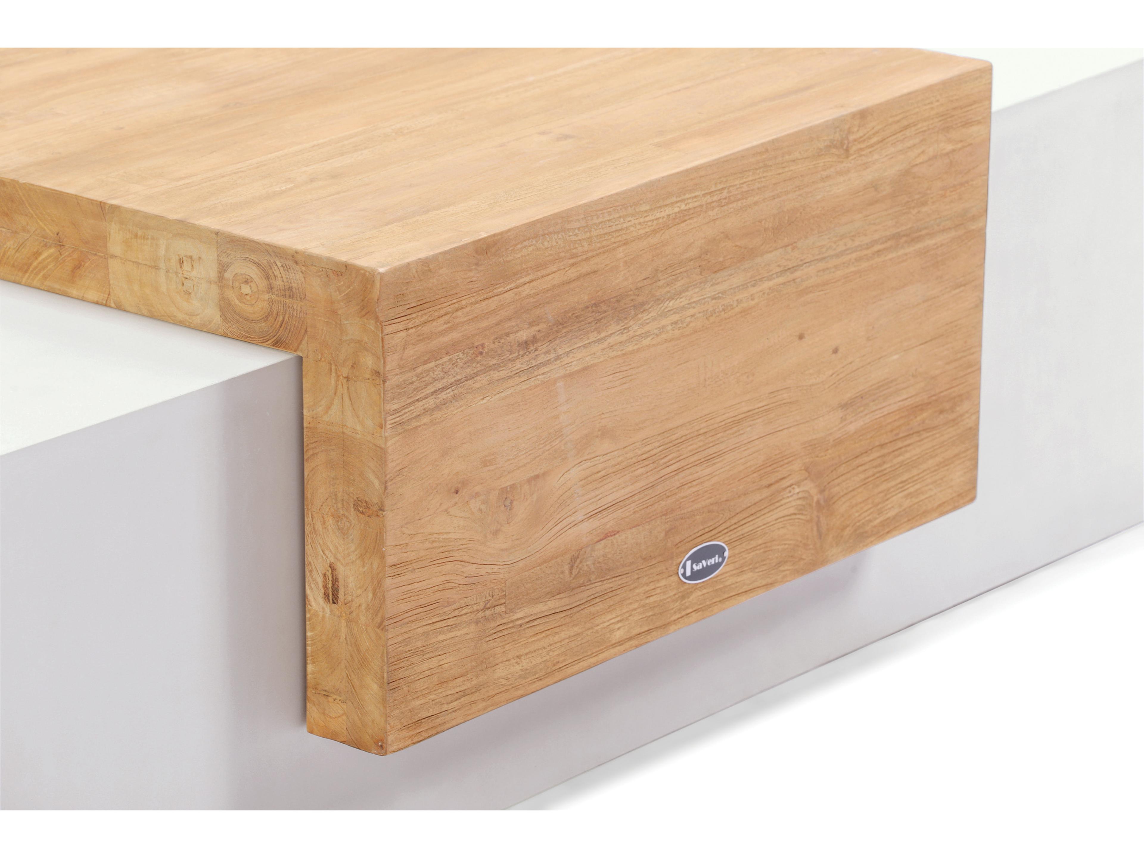 Seasonal Living Lightweight Concrete Ebony White Bench