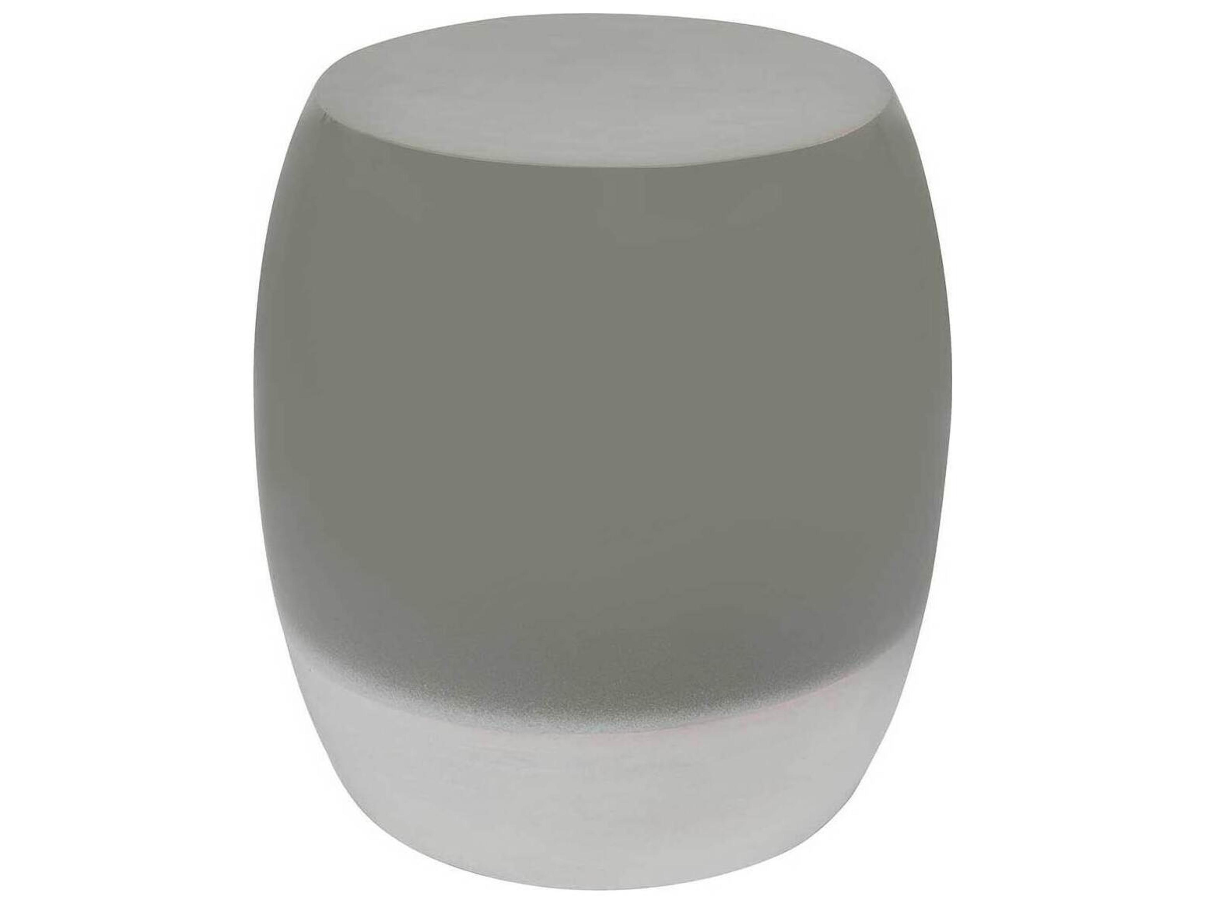Provenance Ceramic Sage Gloss/Mist Gloss Bud Stool / Round Accent Table