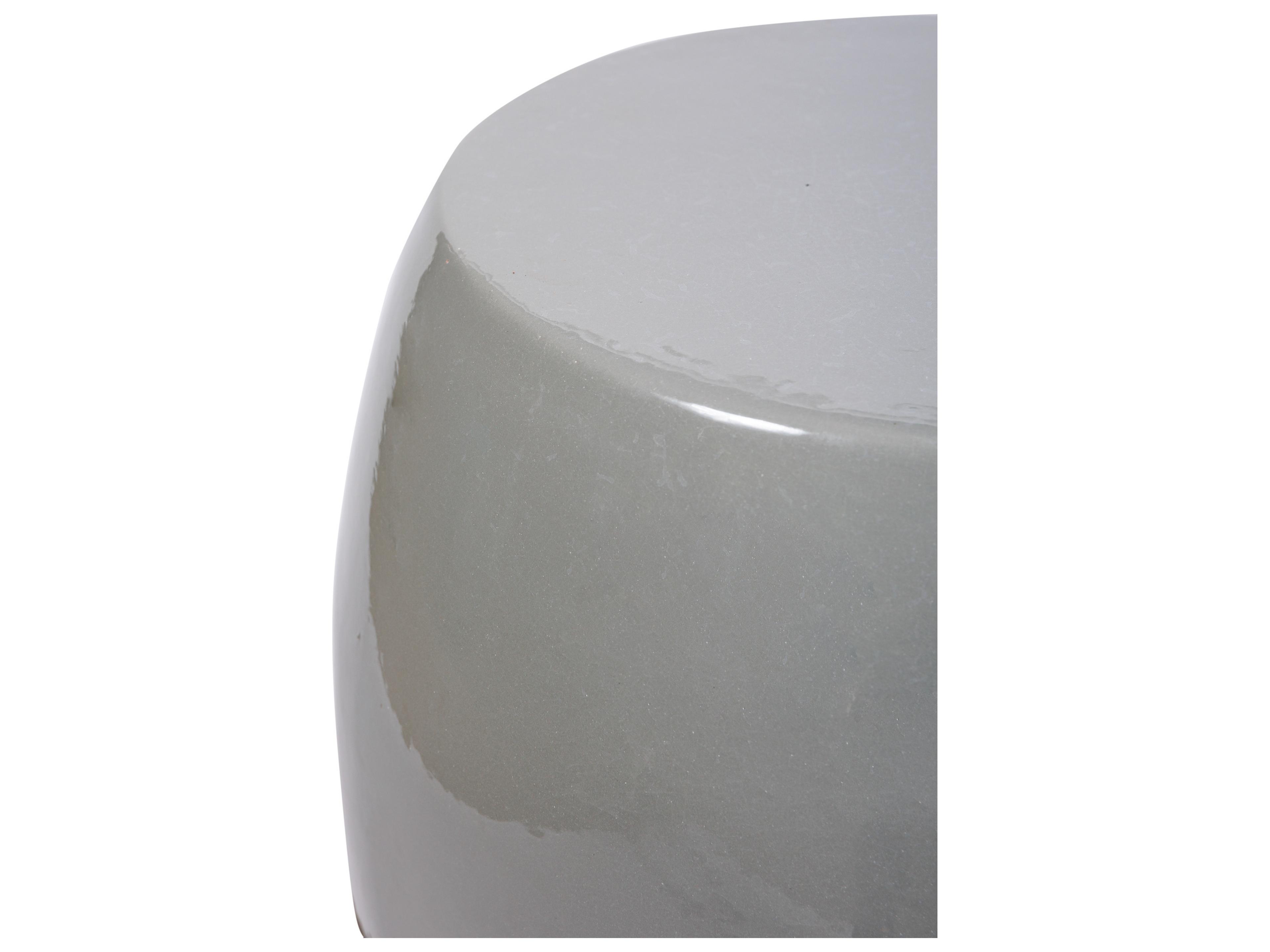 Seasonal Living Ceramics Sage Gloss Top | Linen Semi-gloss Base Ceramic Dining Chair