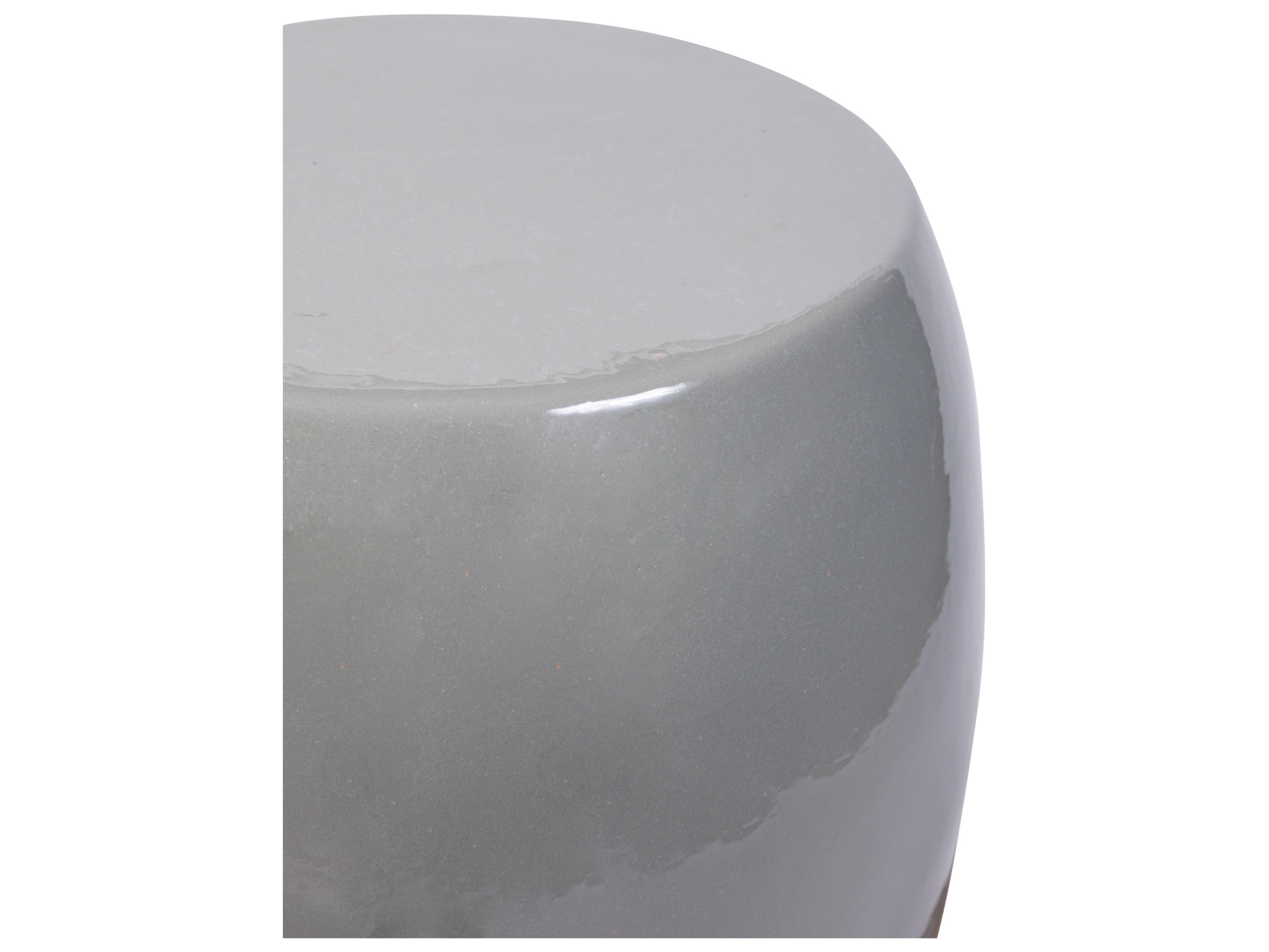 Seasonal Living Ceramics Sage Gloss Top | Linen Semi-gloss Base Ceramic Dining Chair