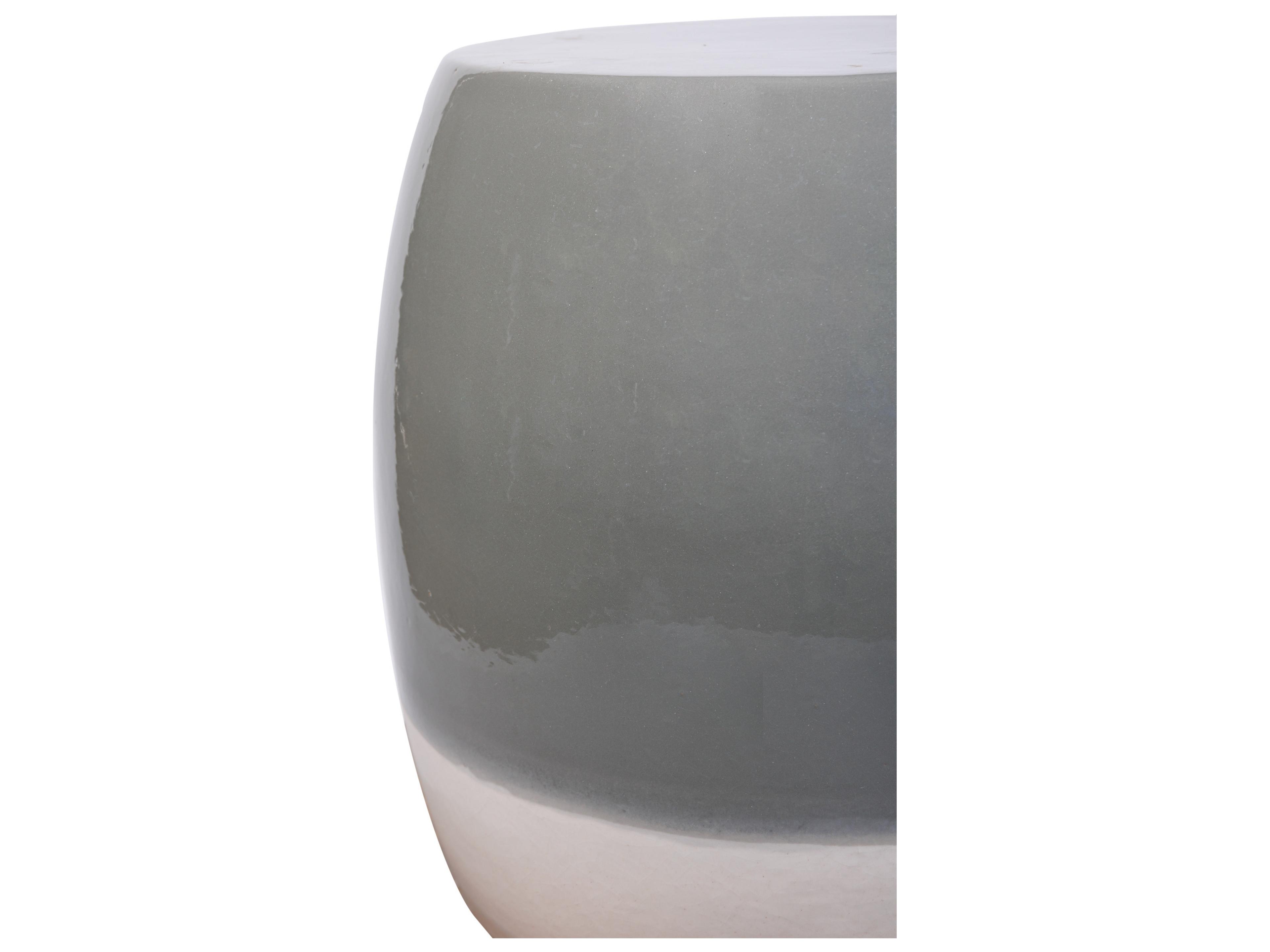 Seasonal Living Ceramics Sage Gloss Top | Linen Semi-gloss Base Ceramic Dining Chair