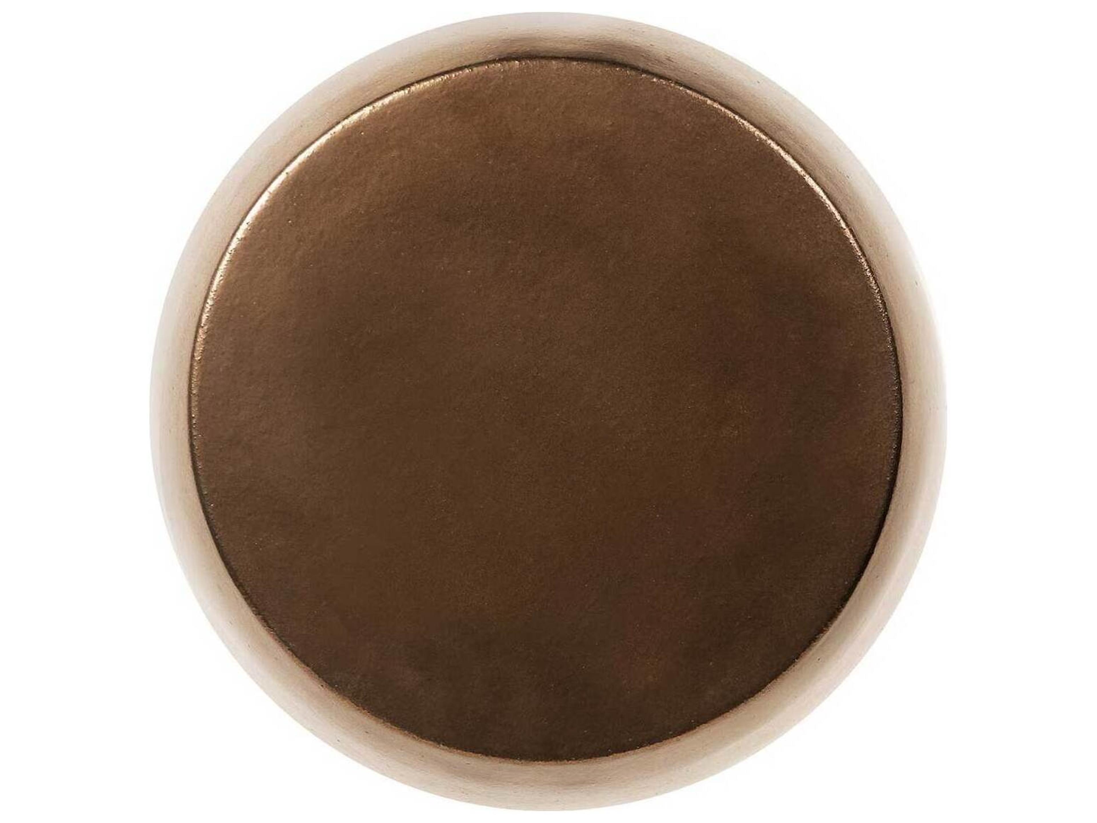 Seasonal Living Provenance Ceramic Ore Metallic Bud Stool / Round Accent Table