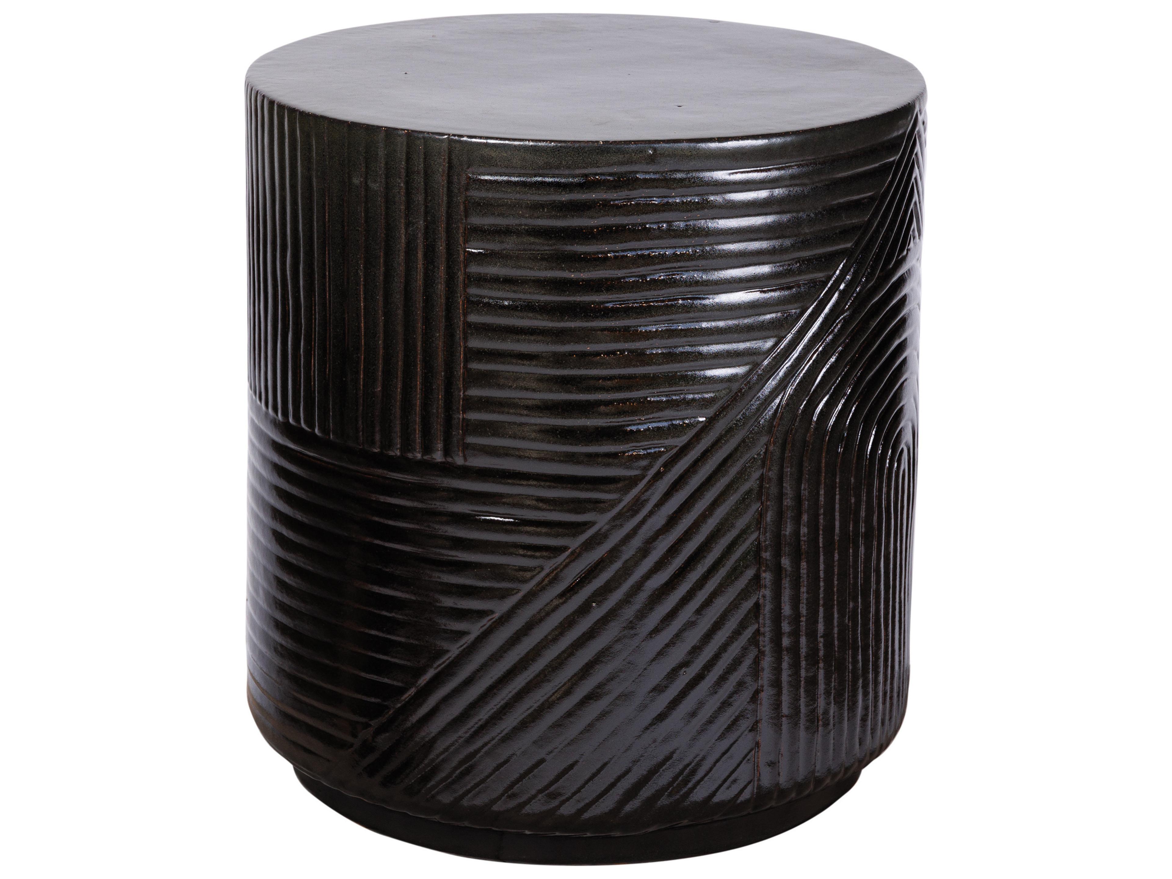 Seasonal Living Ceramics Iron Semi-gloss Ceramic Dining Chair