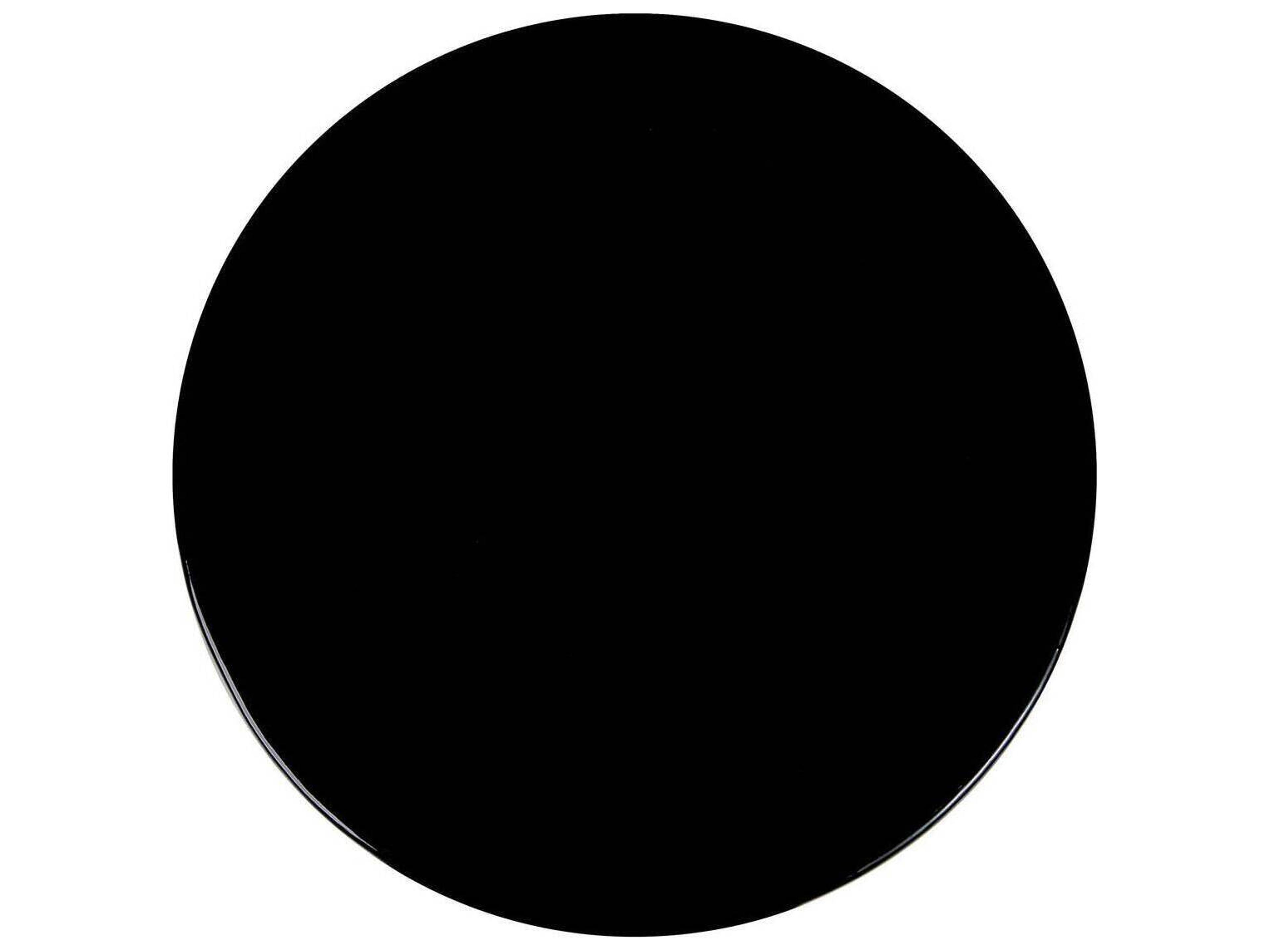 Seasonal Living Provenance Ceramic Jet Gloss/Sand Matte Balance Stool/ Round Accent Table