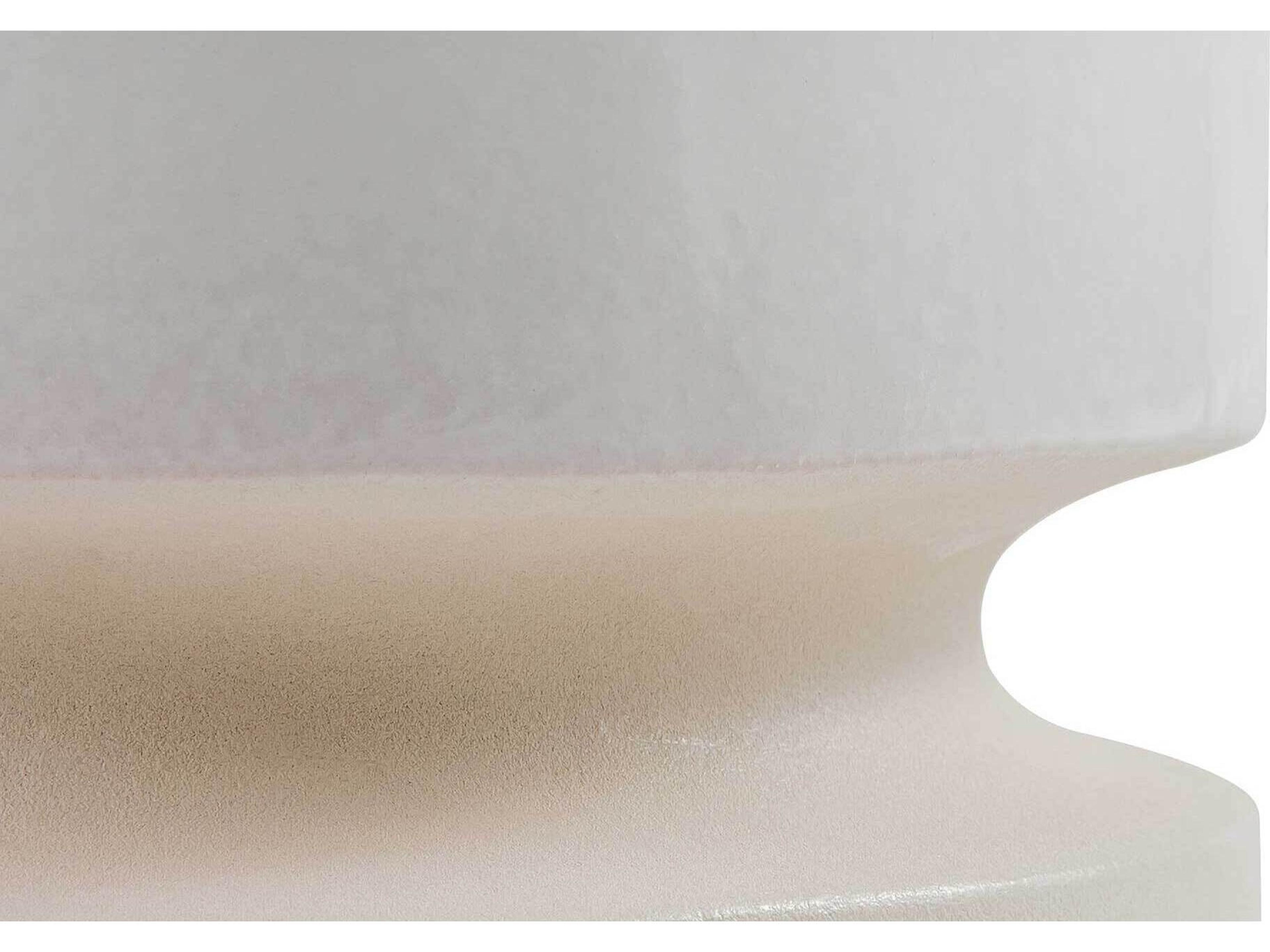 Seasonal Living Provenance Ceramic Mist Gloss/Sand Matte Balance Stool/ Round Accent Table