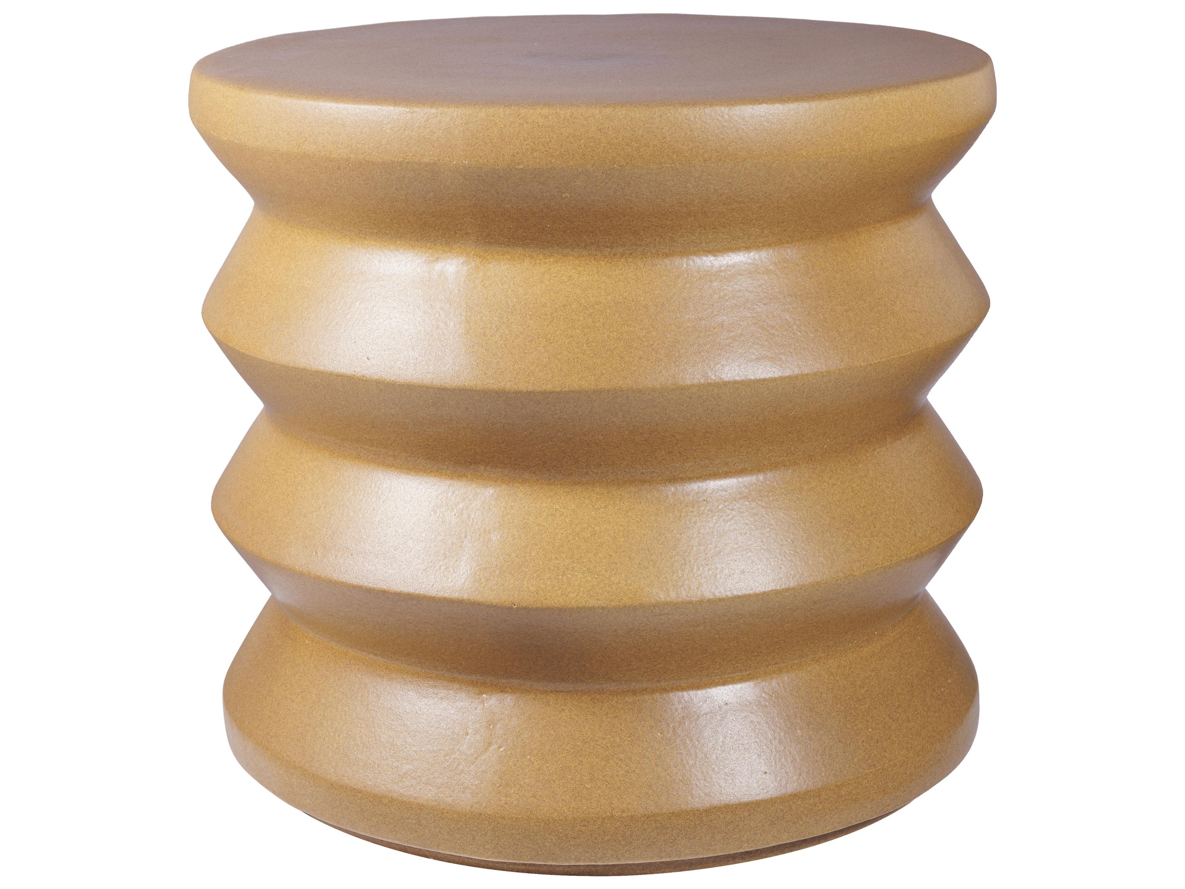 Seasonal Living Provenance Signature Ceramic Round Outdoor End Table