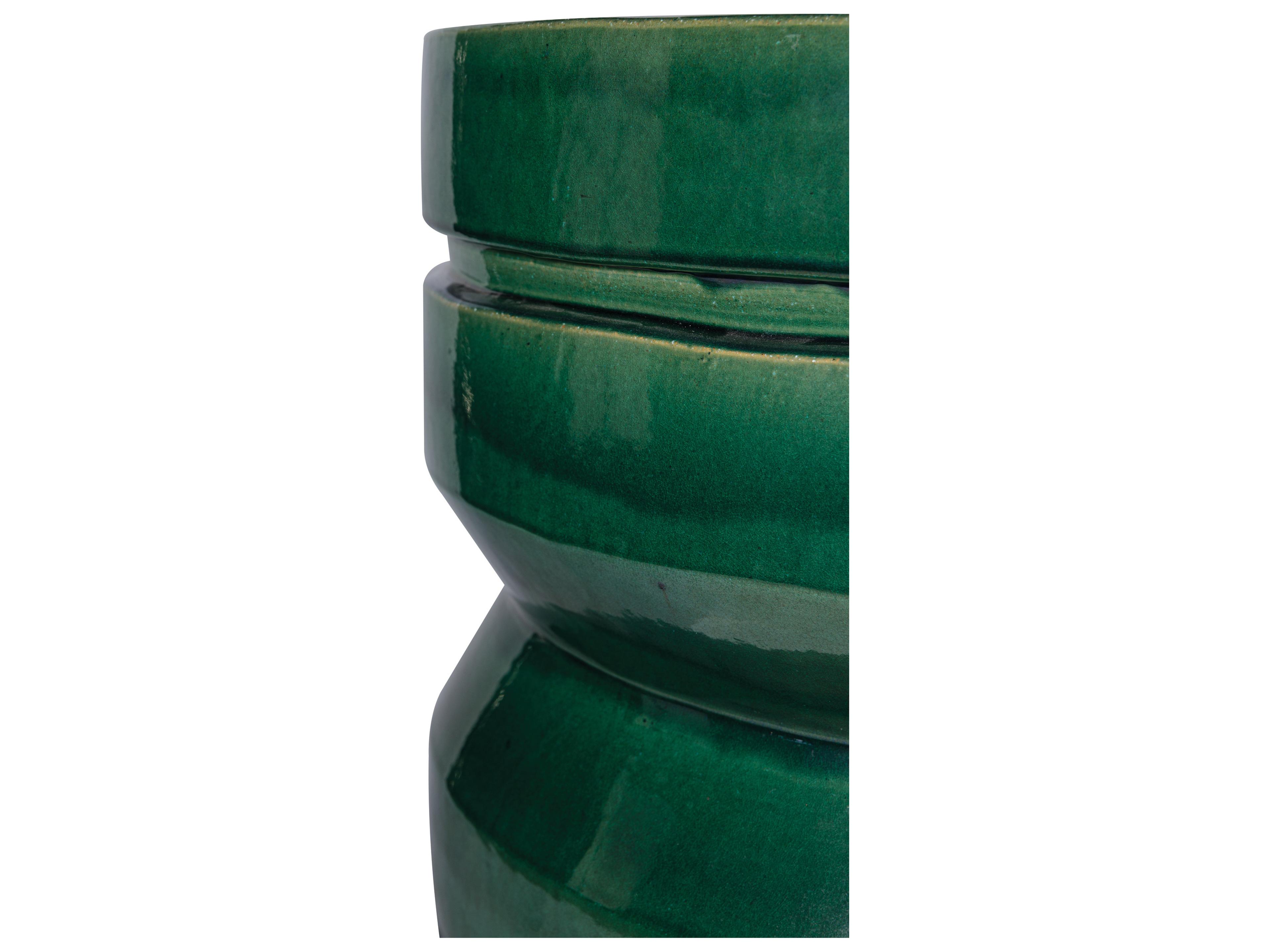 Seasonal Living Provenance Signature Ceramic Round Patio End Table