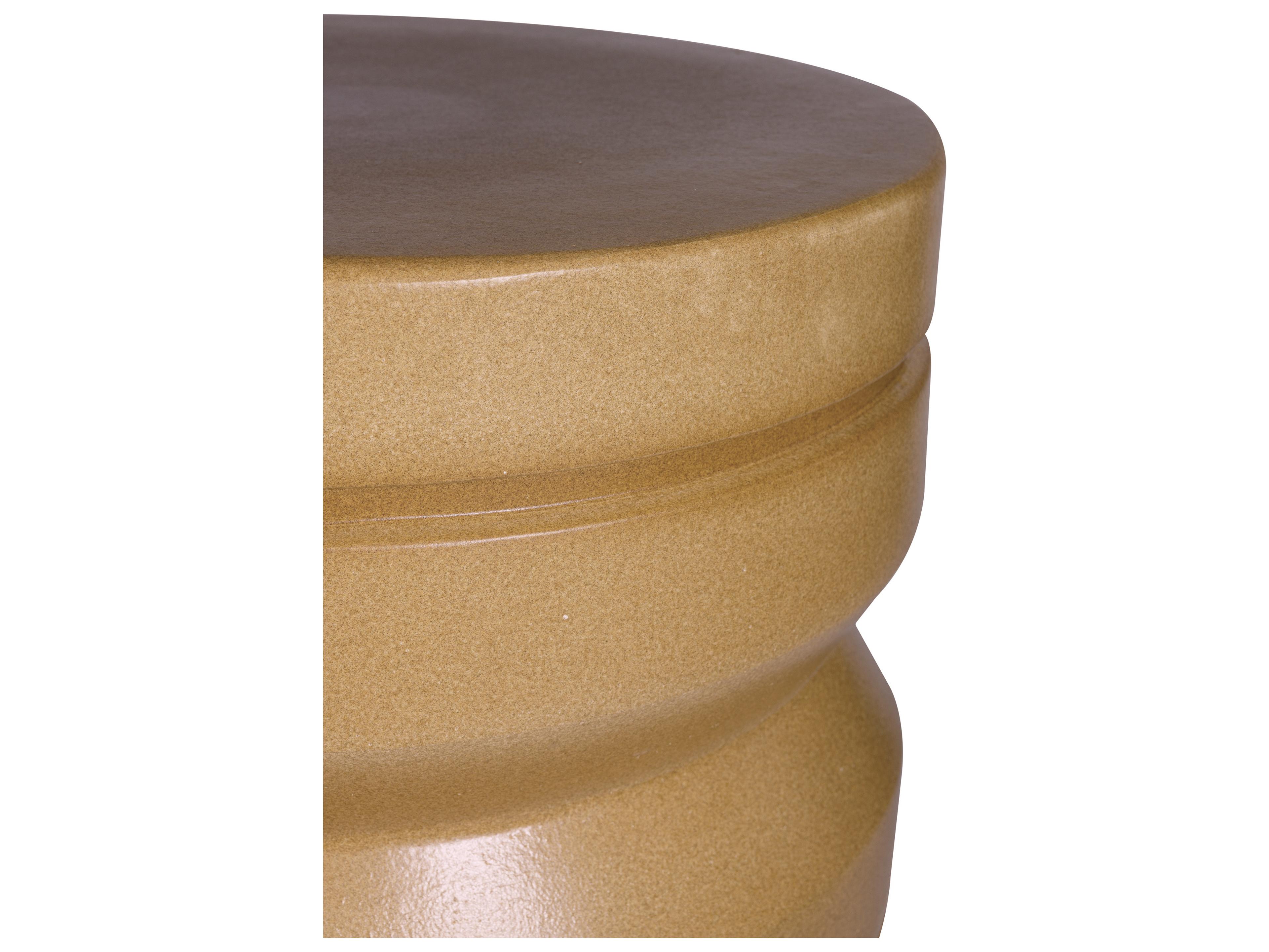 Seasonal Living Provenance Signature Ceramic Round Outdoor End Table