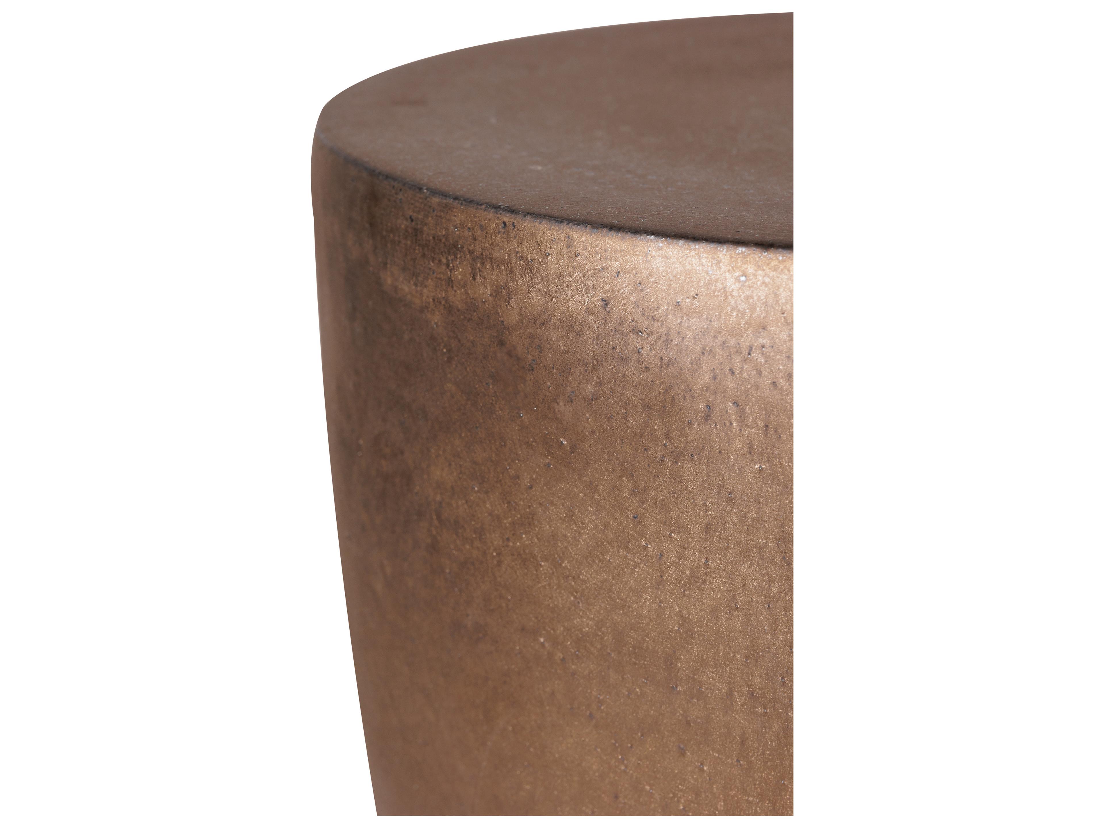 Seasonal Living Provenance Signature Ceramic Round Patio End Table
