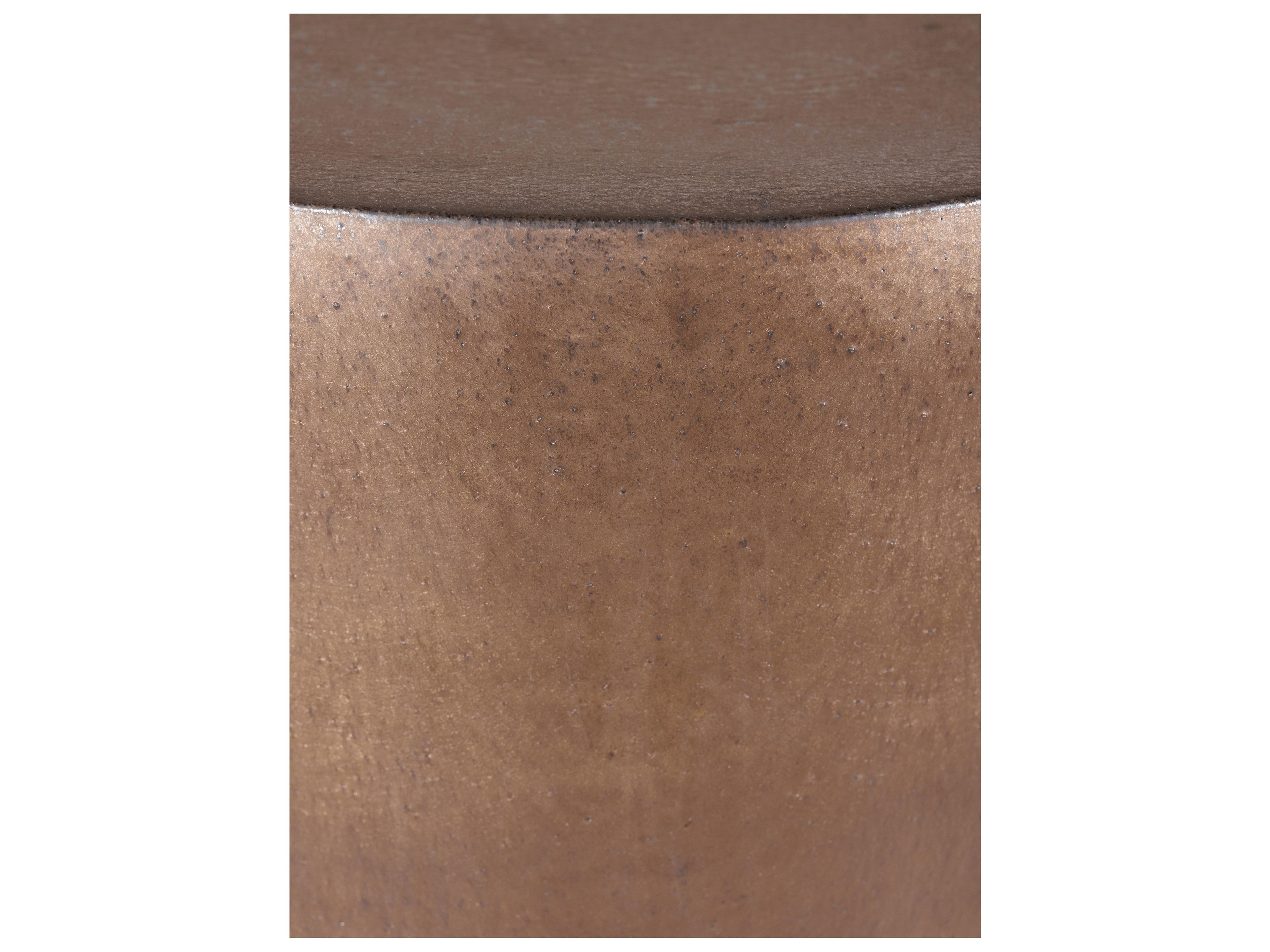 Seasonal Living Provenance Signature Ceramic Round Patio End Table