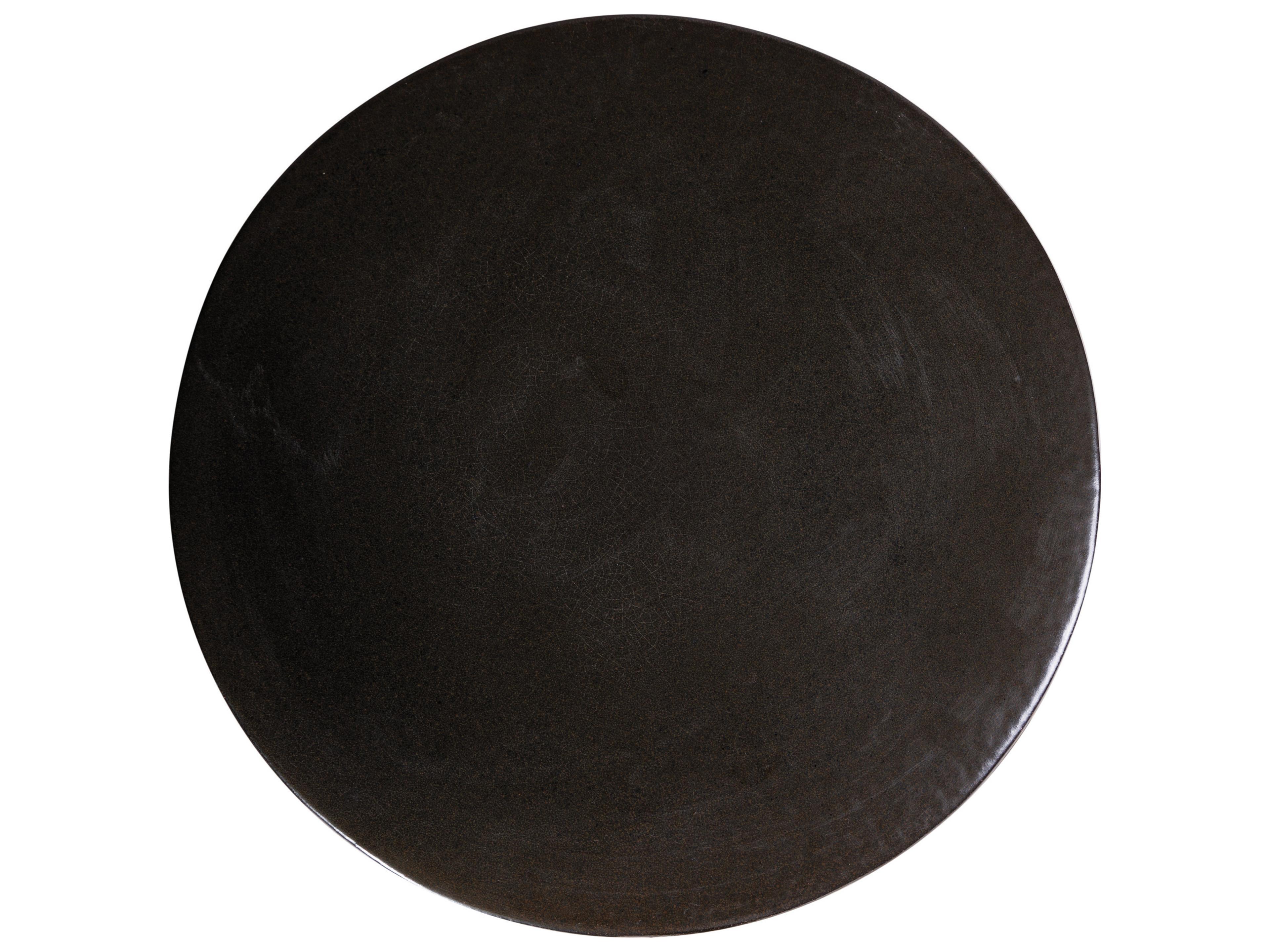 Seasonal Living Ceramics Iron Semi-gloss Ceramic Dining Chair