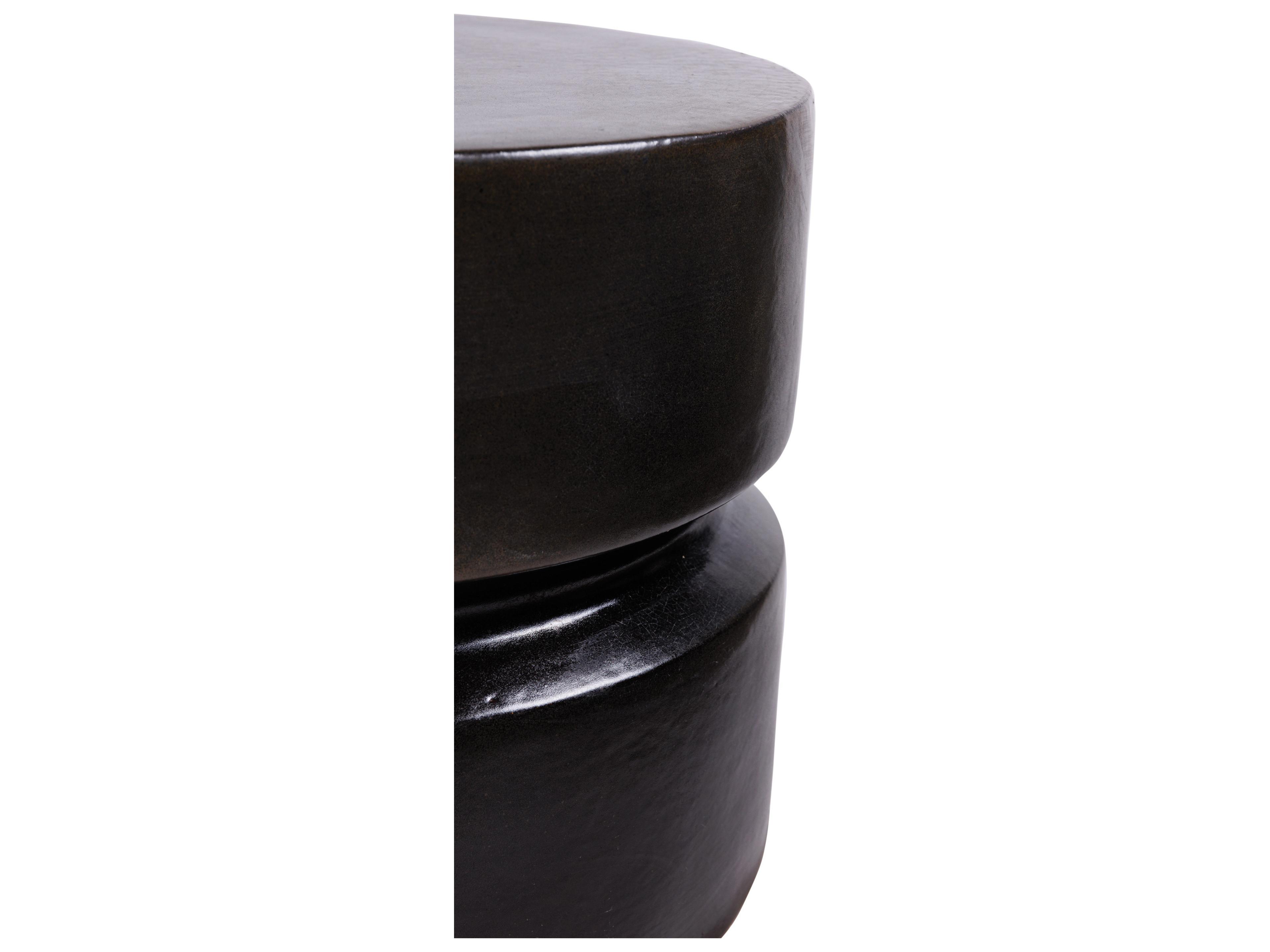 Seasonal Living Ceramics Iron Semi-gloss Ceramic Dining Chair