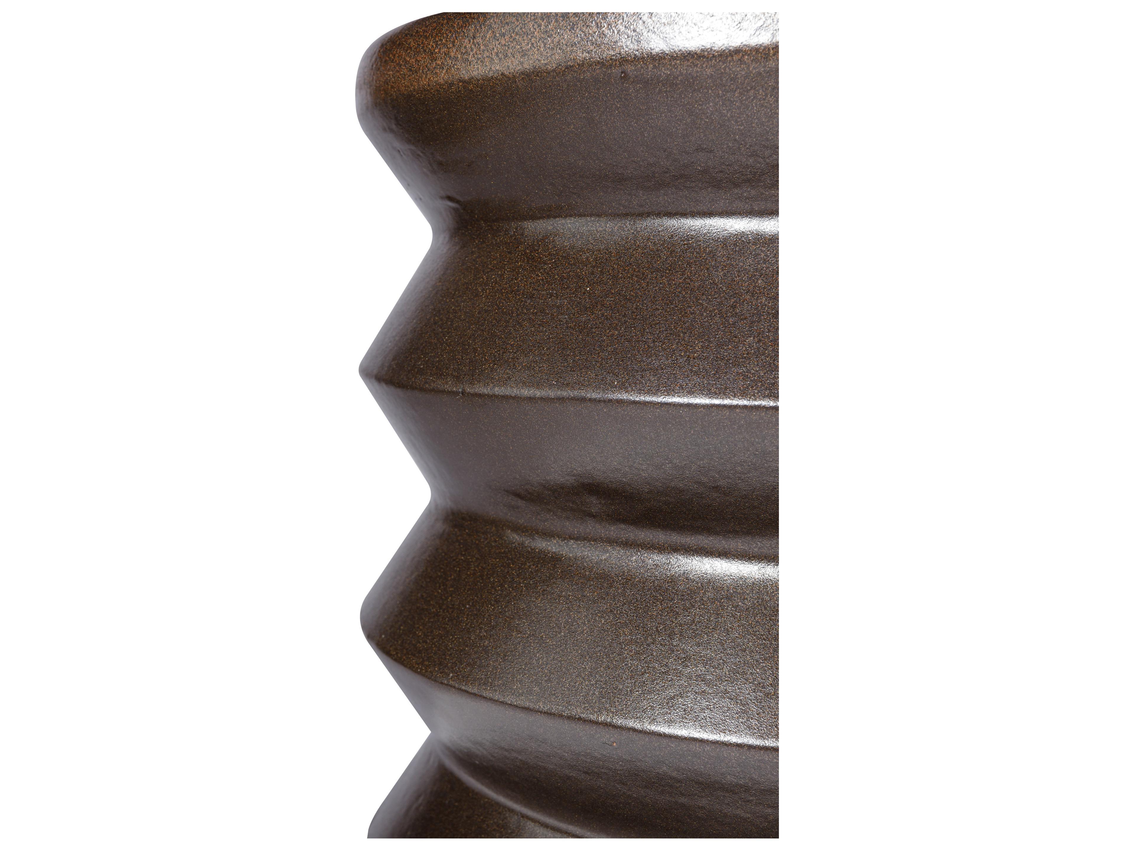 Seasonal Living Provenance Signature Ceramic Round Outdoor End Table