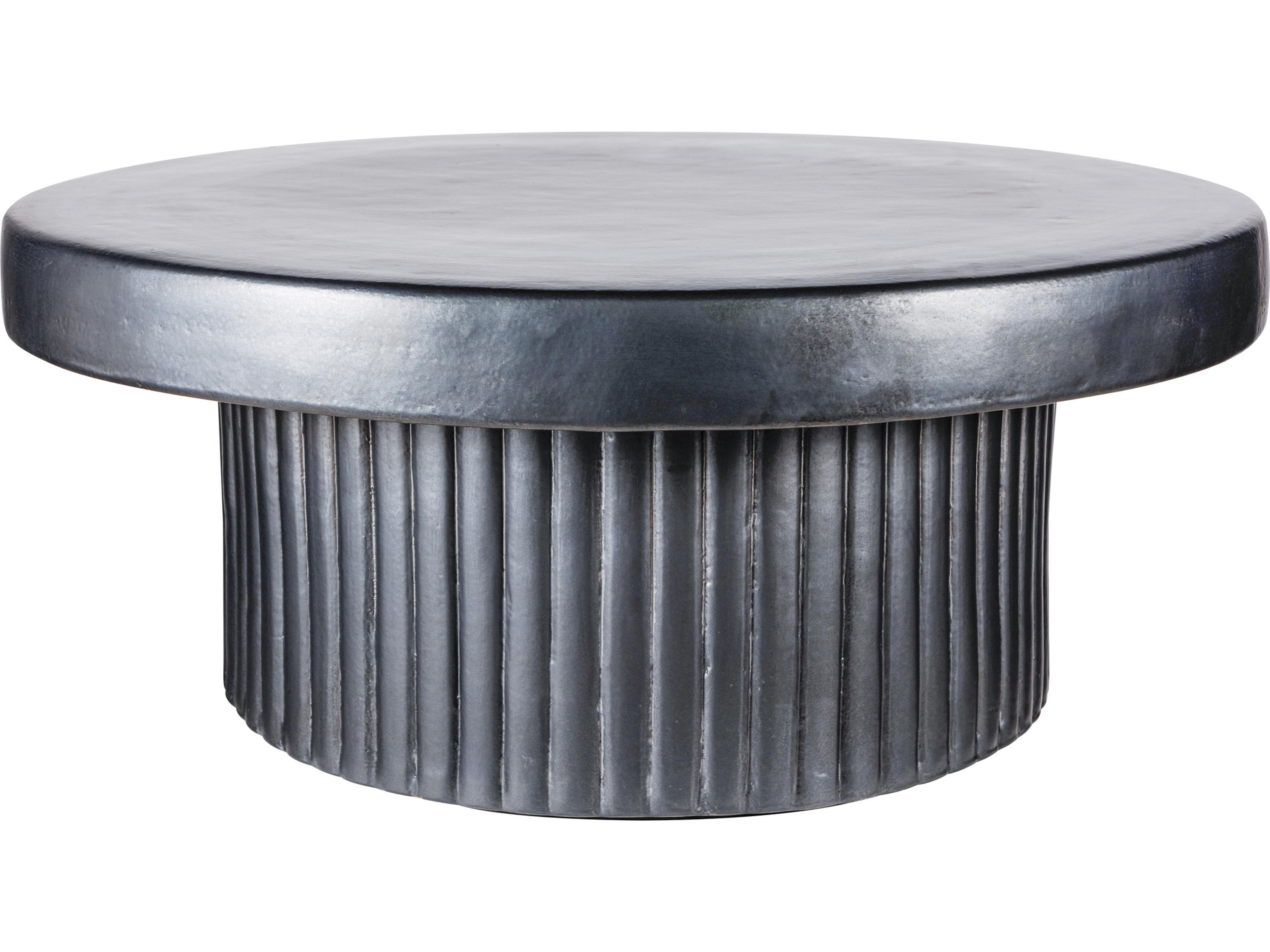 Provenance Signature Ceramic Round Coffee Table