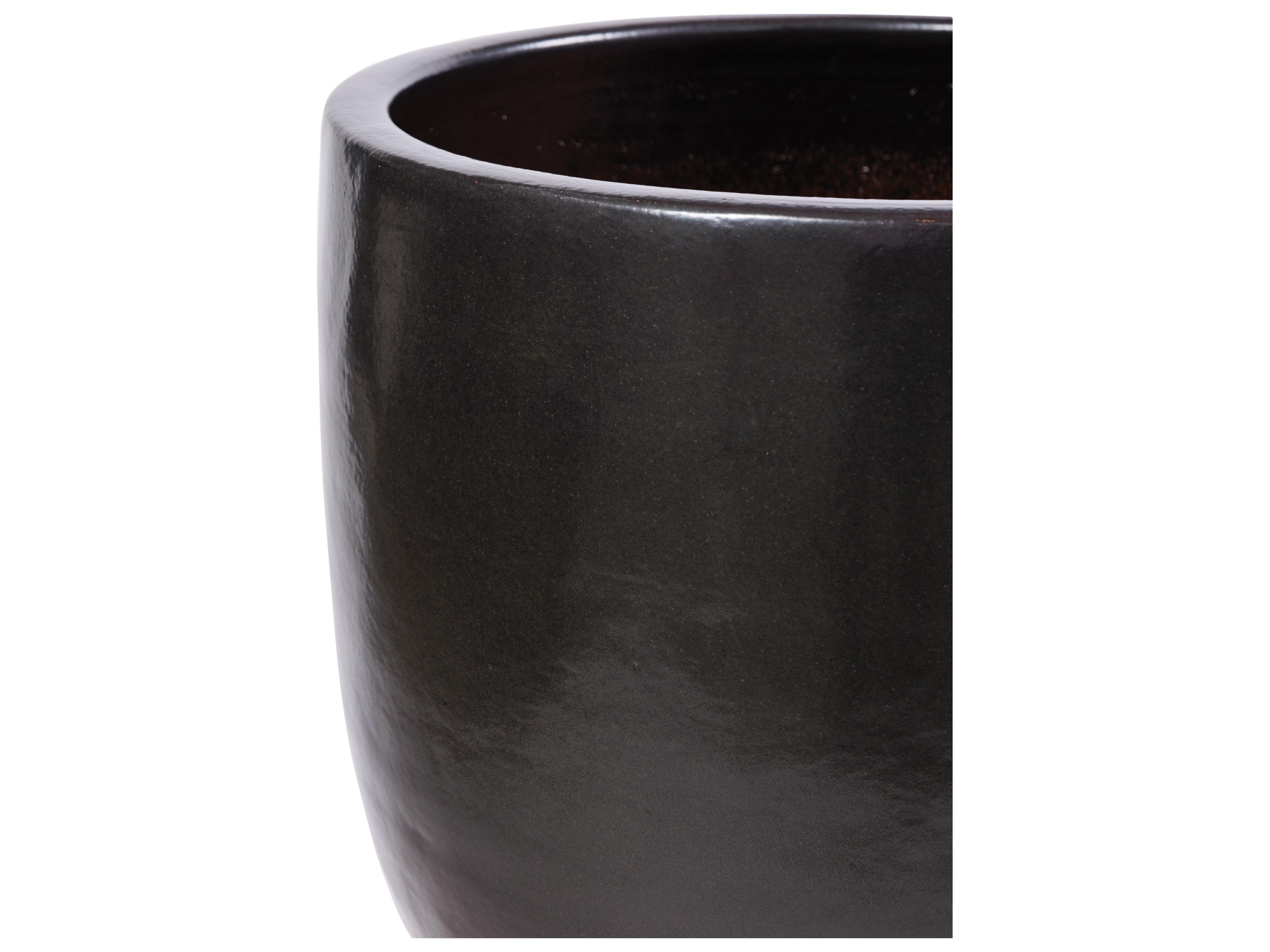 Seasonal Living Ceramics Iron Semi-gloss Planter