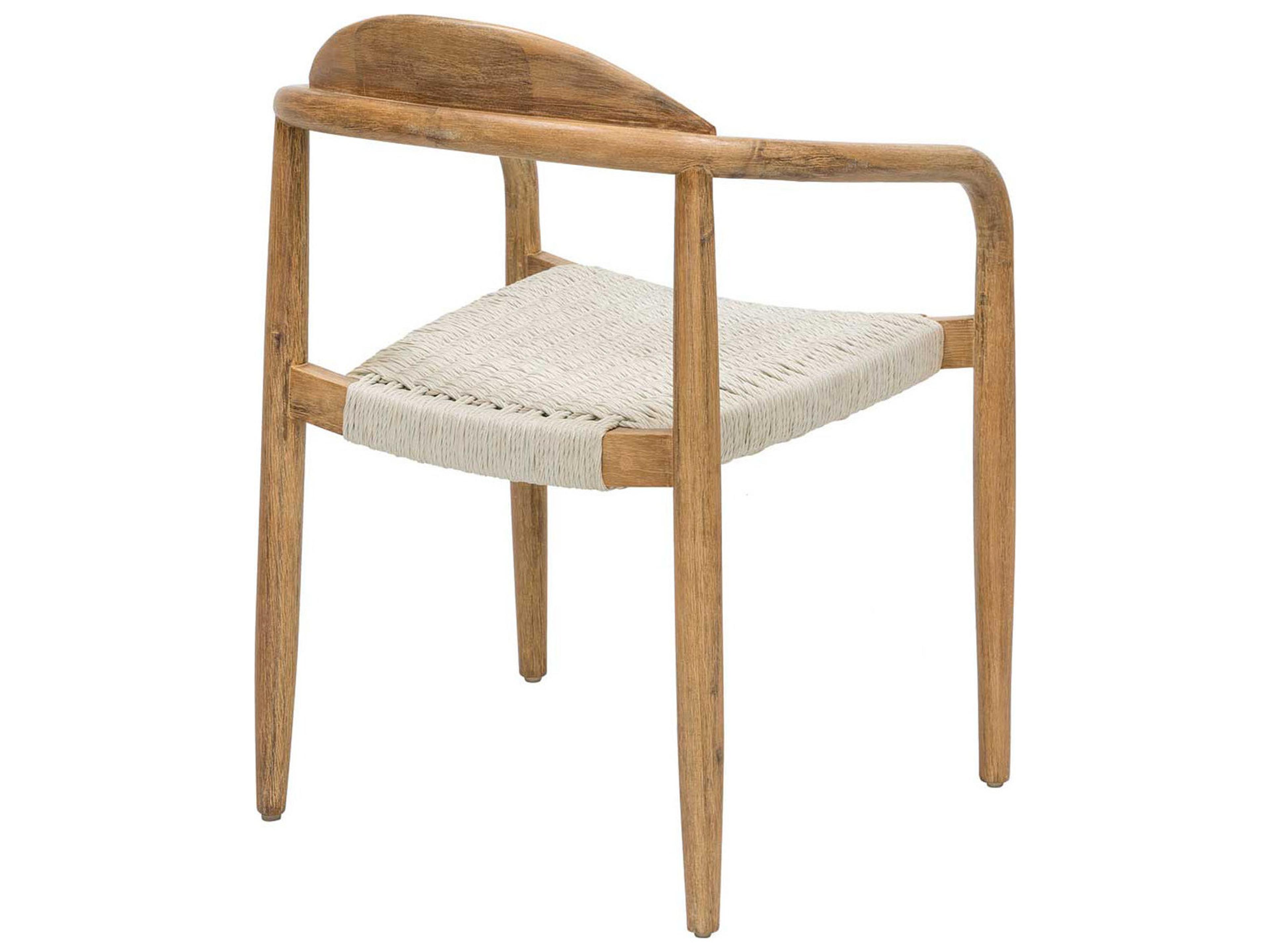 Seasonal Living Explorer Natural Rattan Patio Dining Chair Set of 2