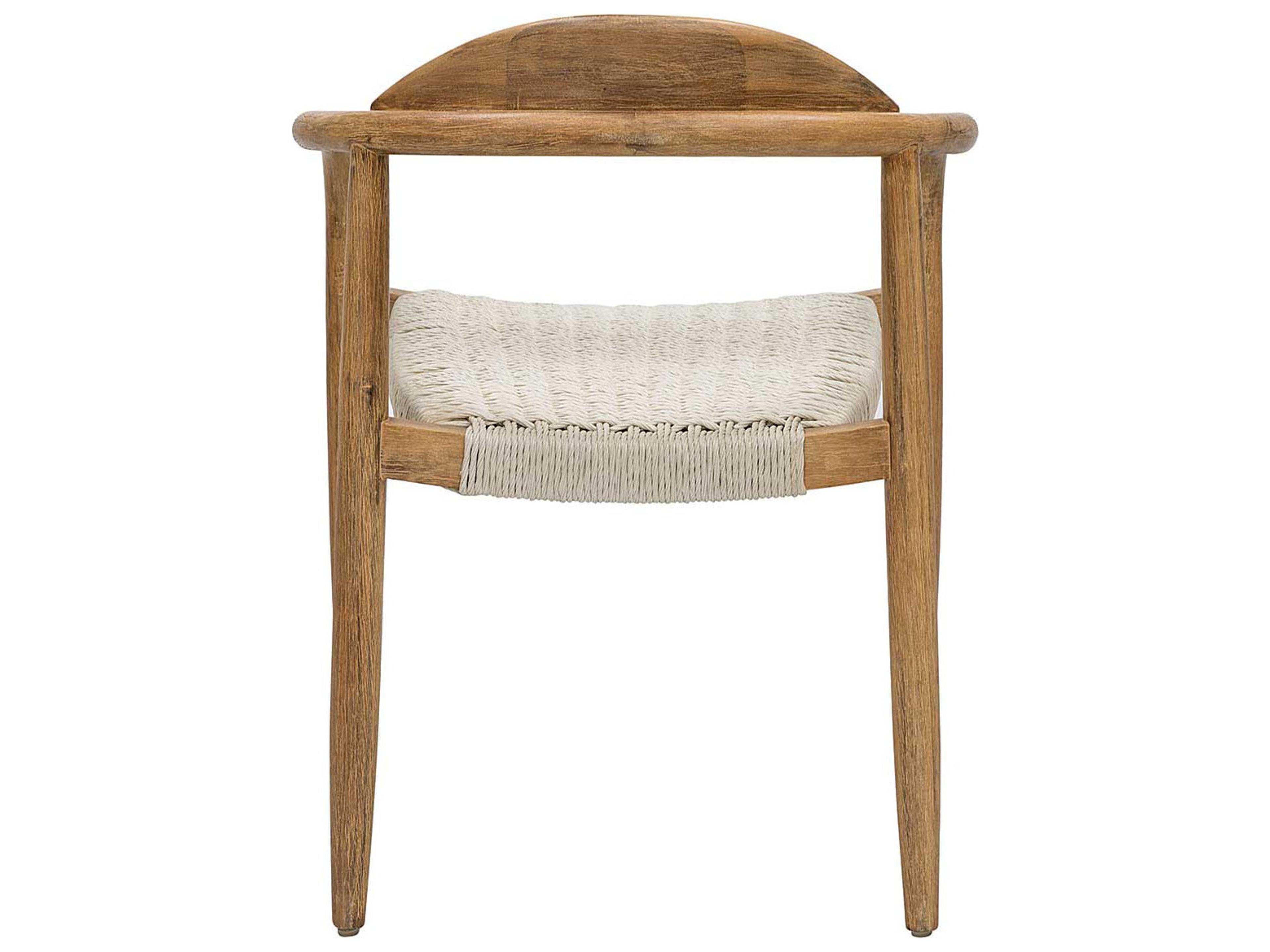 Seasonal Living Explorer Natural Rattan Patio Dining Chair Set of 2