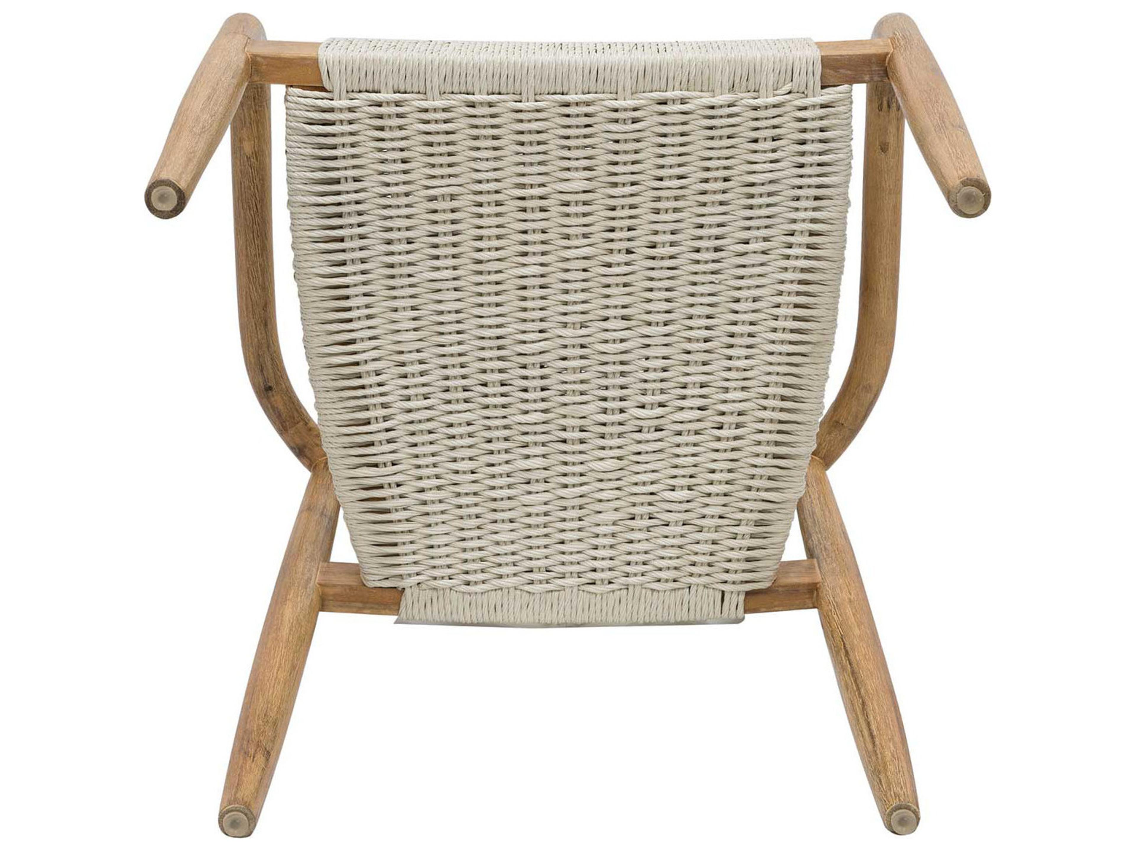Seasonal Living Explorer Natural Rattan Patio Dining Chair Set of 2