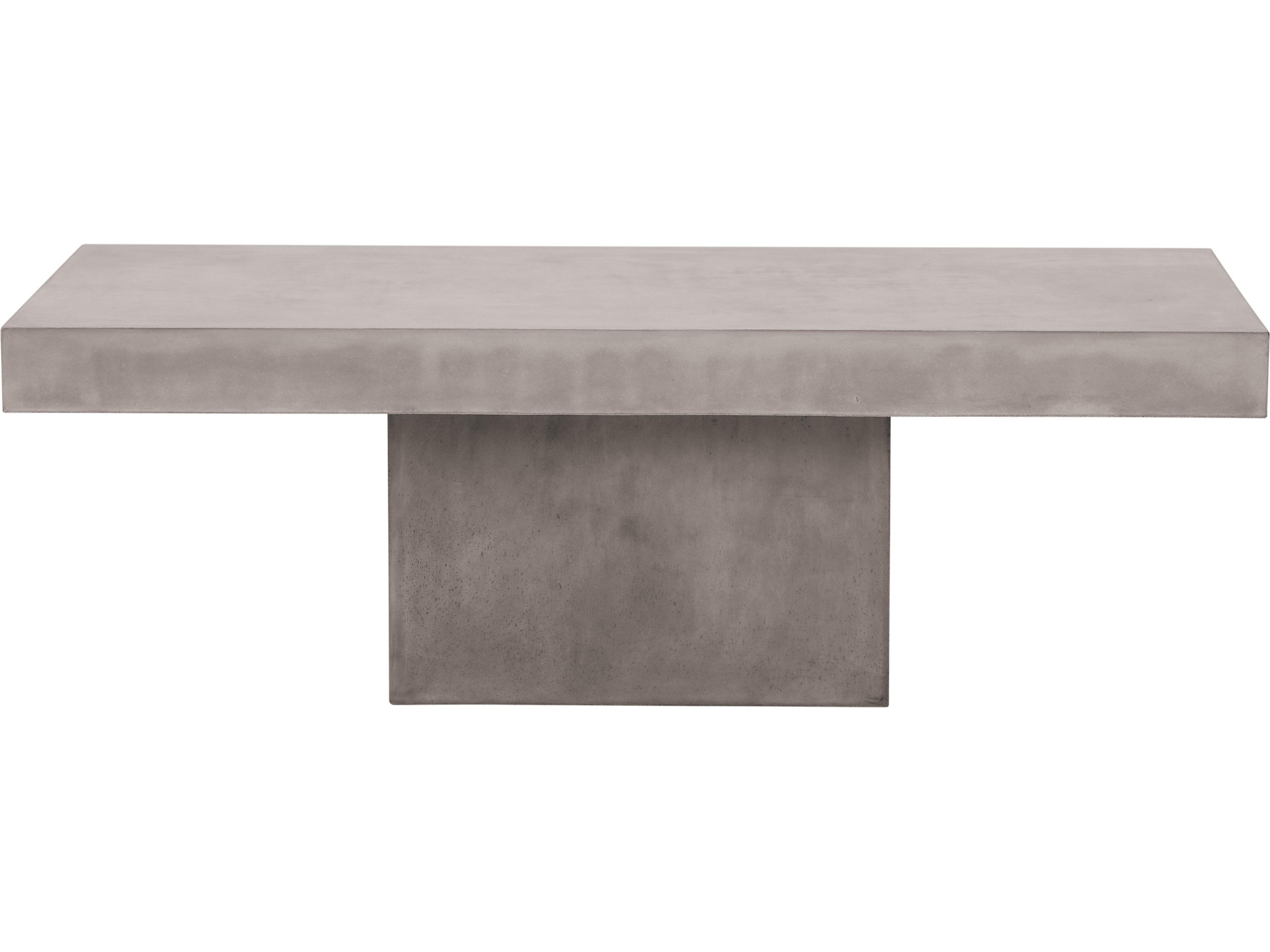 Seasonal Living Perpetual Slat Grey Terrace Rectangular Coffee Table