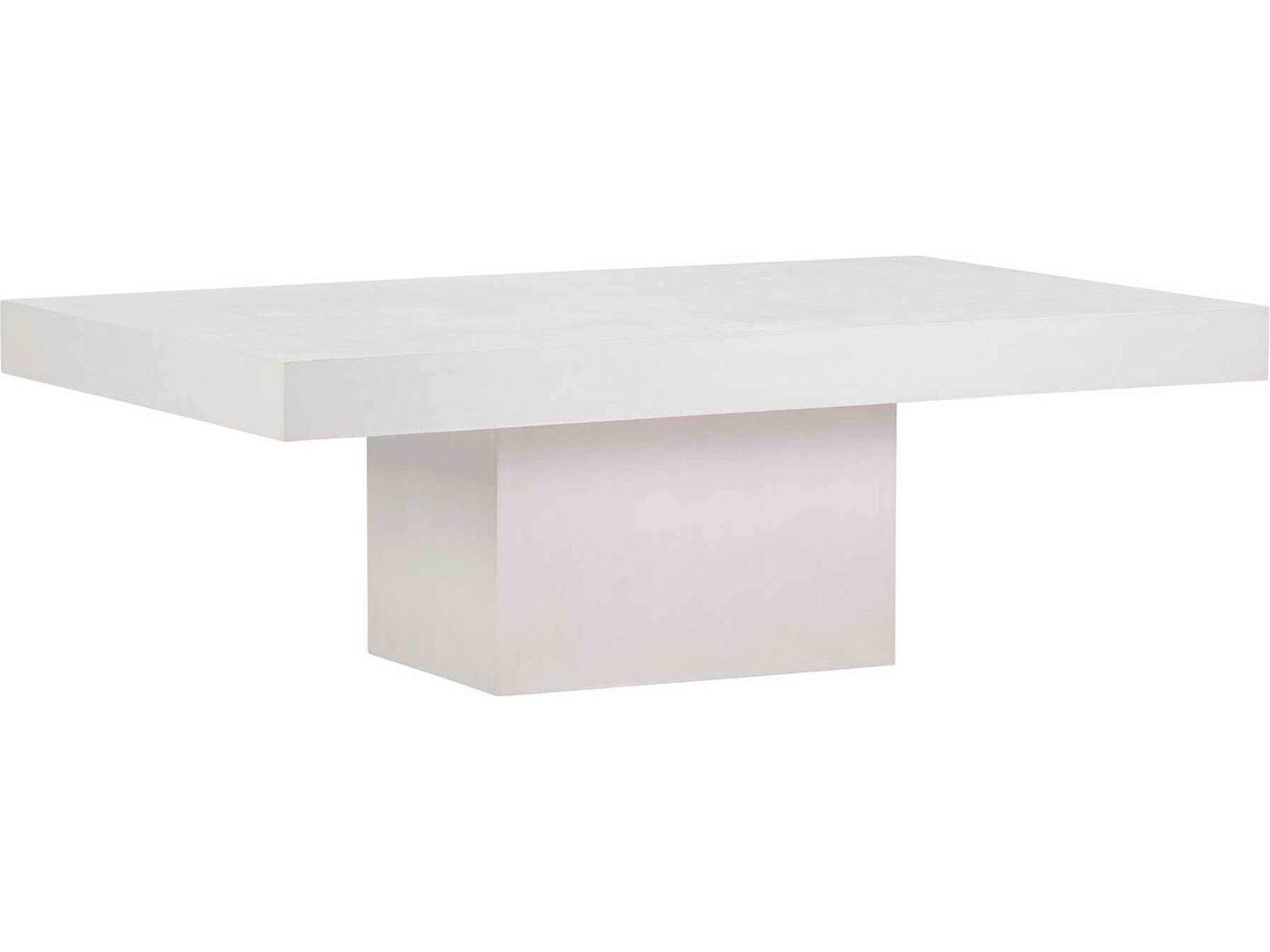 Perpetual Ivory White Terrace Rectangular Coffee Table