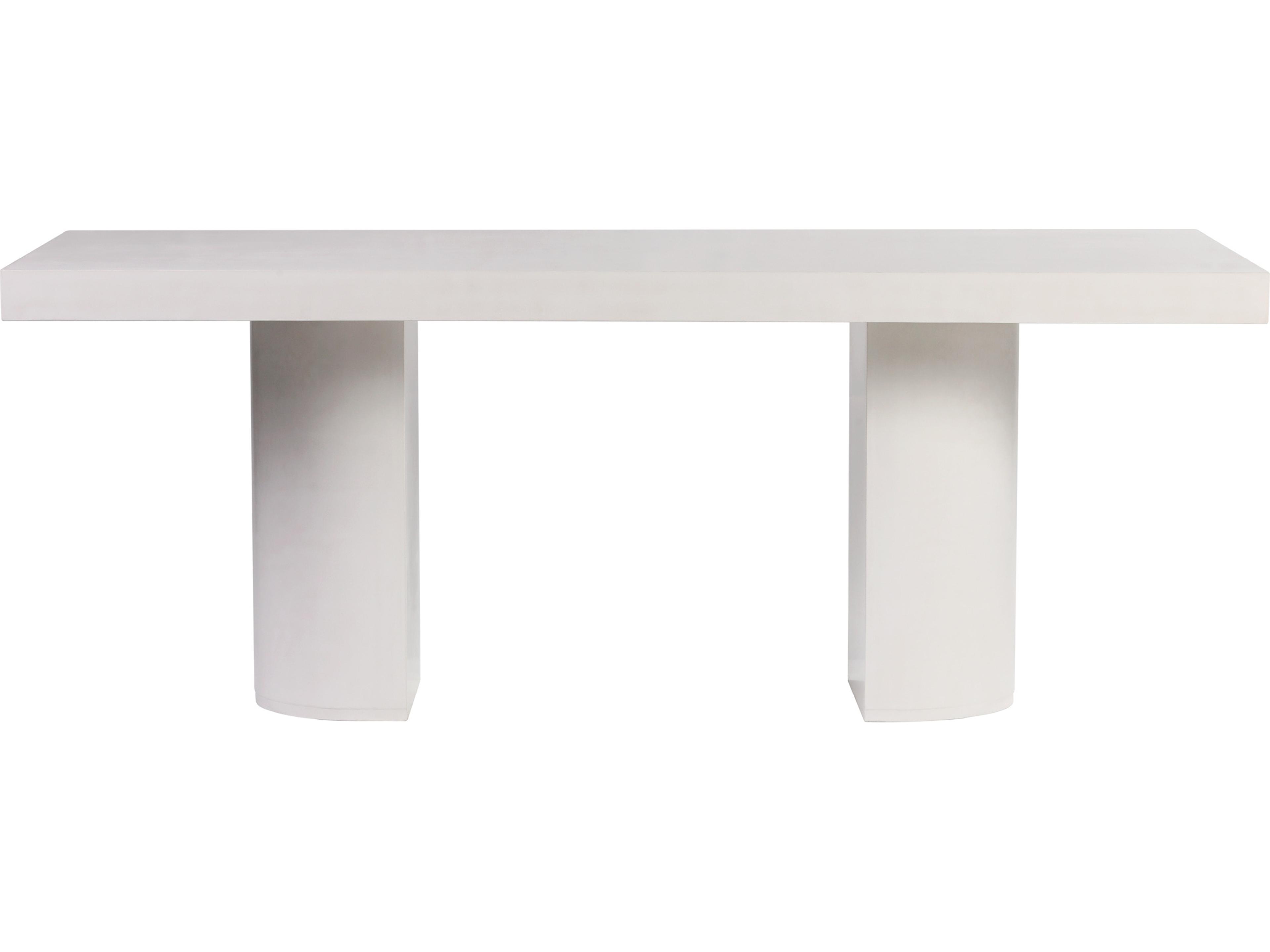 Seasonal Living Perpetual Ivory White Andoo Rectangular Patio Dining Table
