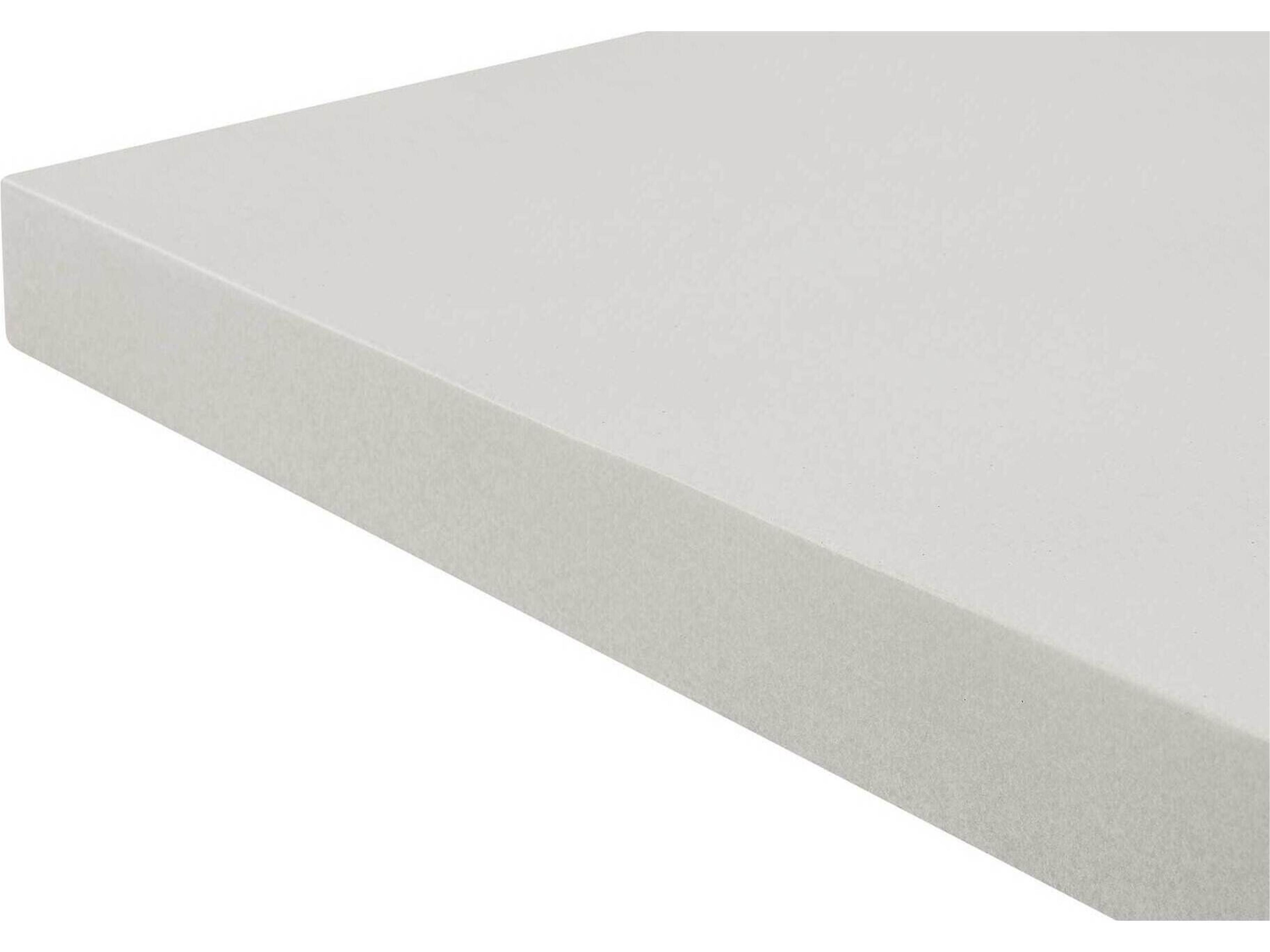 Seasonal Living Provenance Fiber Reinforced Polymer Limestone/Energy Meditation Rectangular Outdoor Dining Table