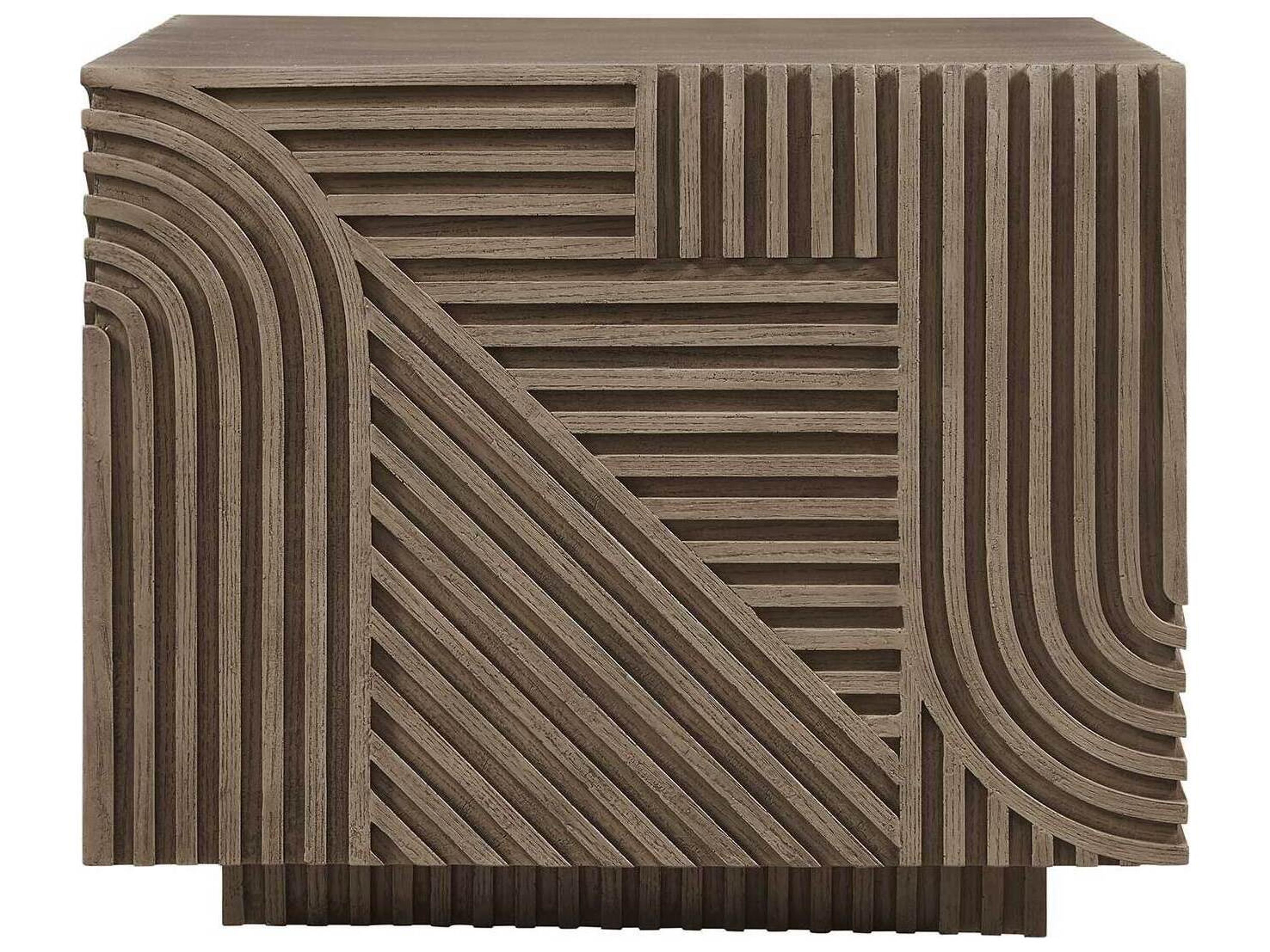 Seasonal Living Provenance Fiber Reinforced Polymer Energy Serenity Textured Square Patio End Table