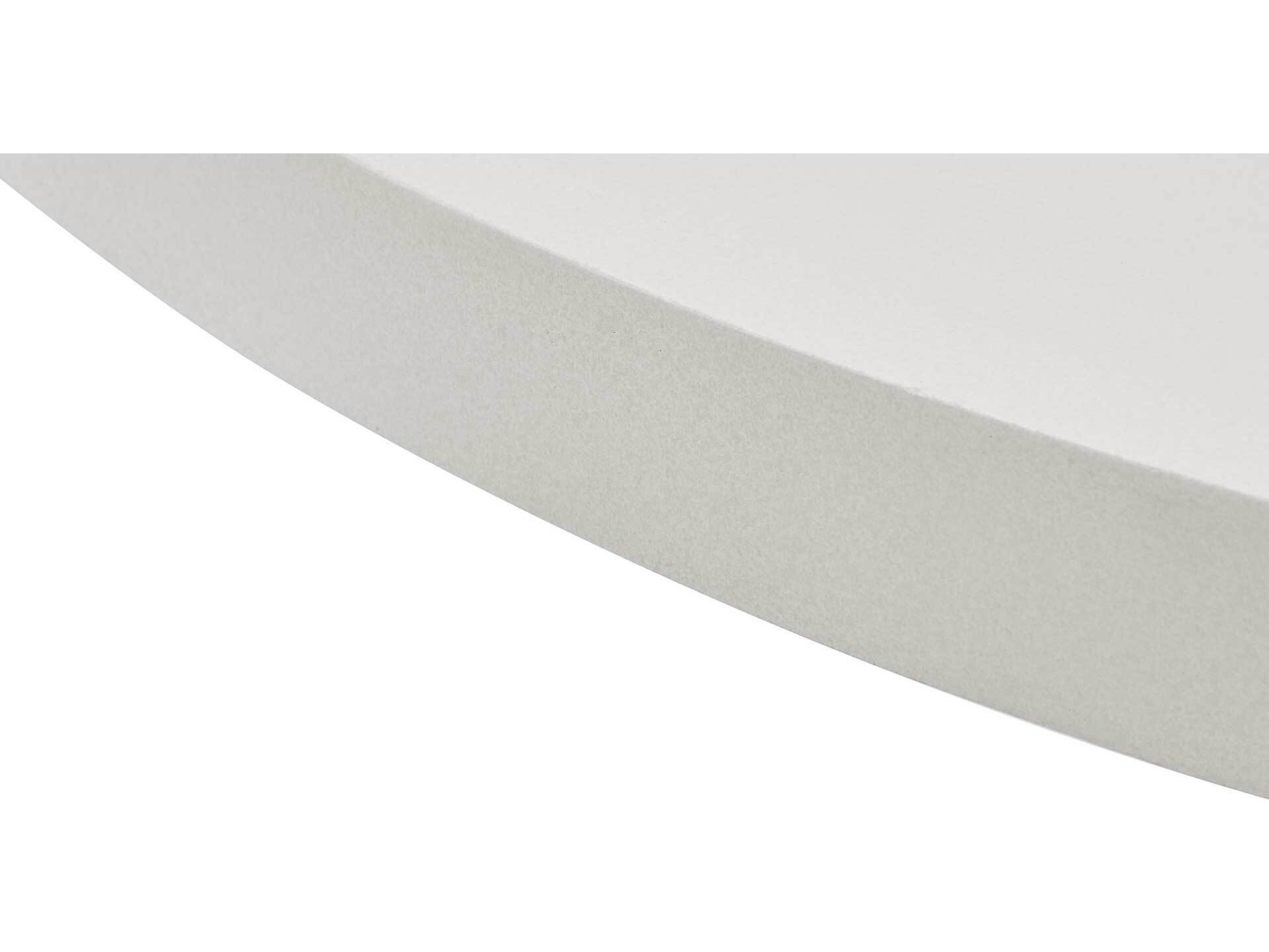 Seasonal Living Provenance Fiber Reinforced Polymer Limestone/Energy Meditation Round Outdoor Dining Table