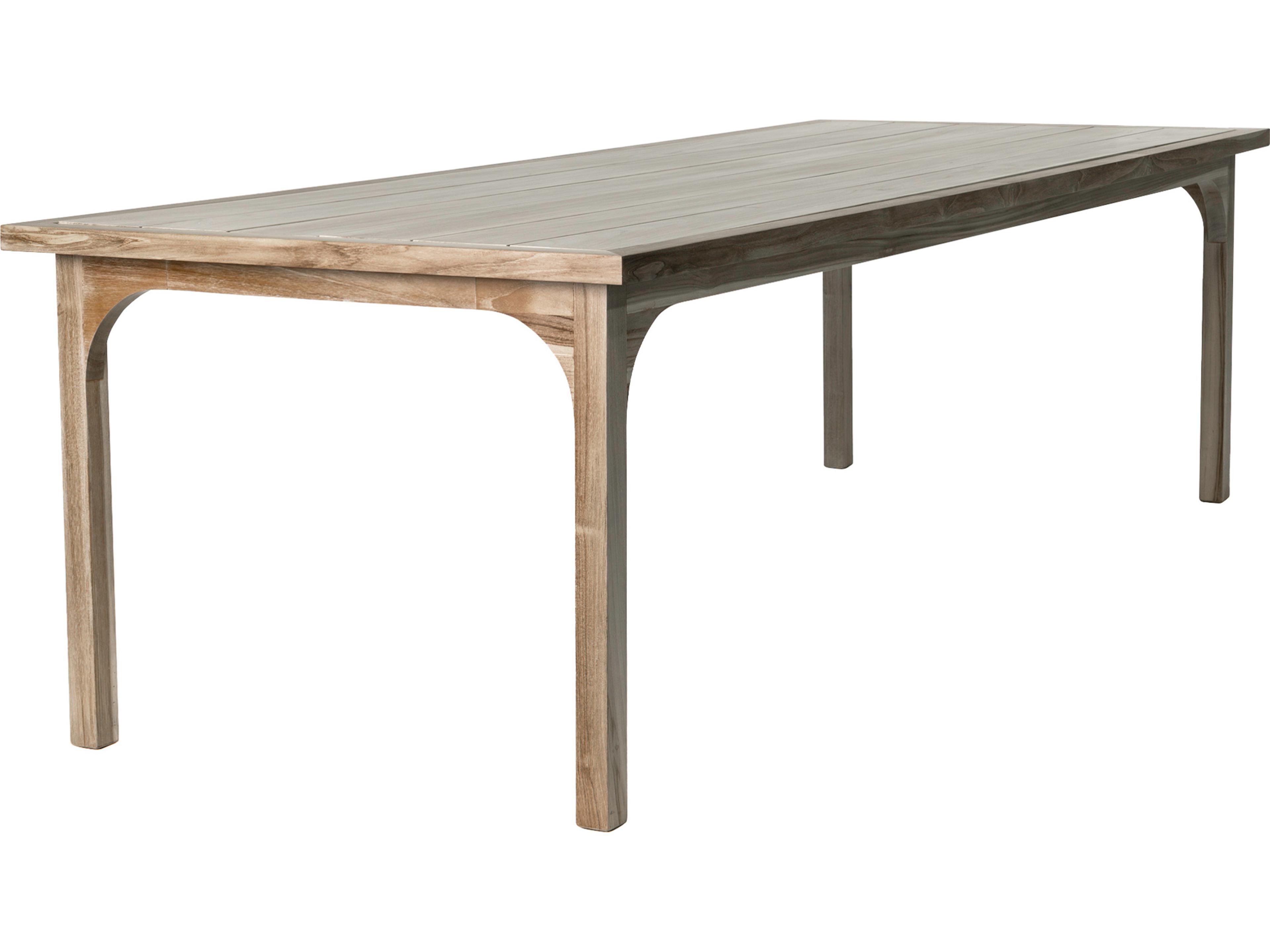 Serenique Sun Bleached Teak Rectangular Dining Table
