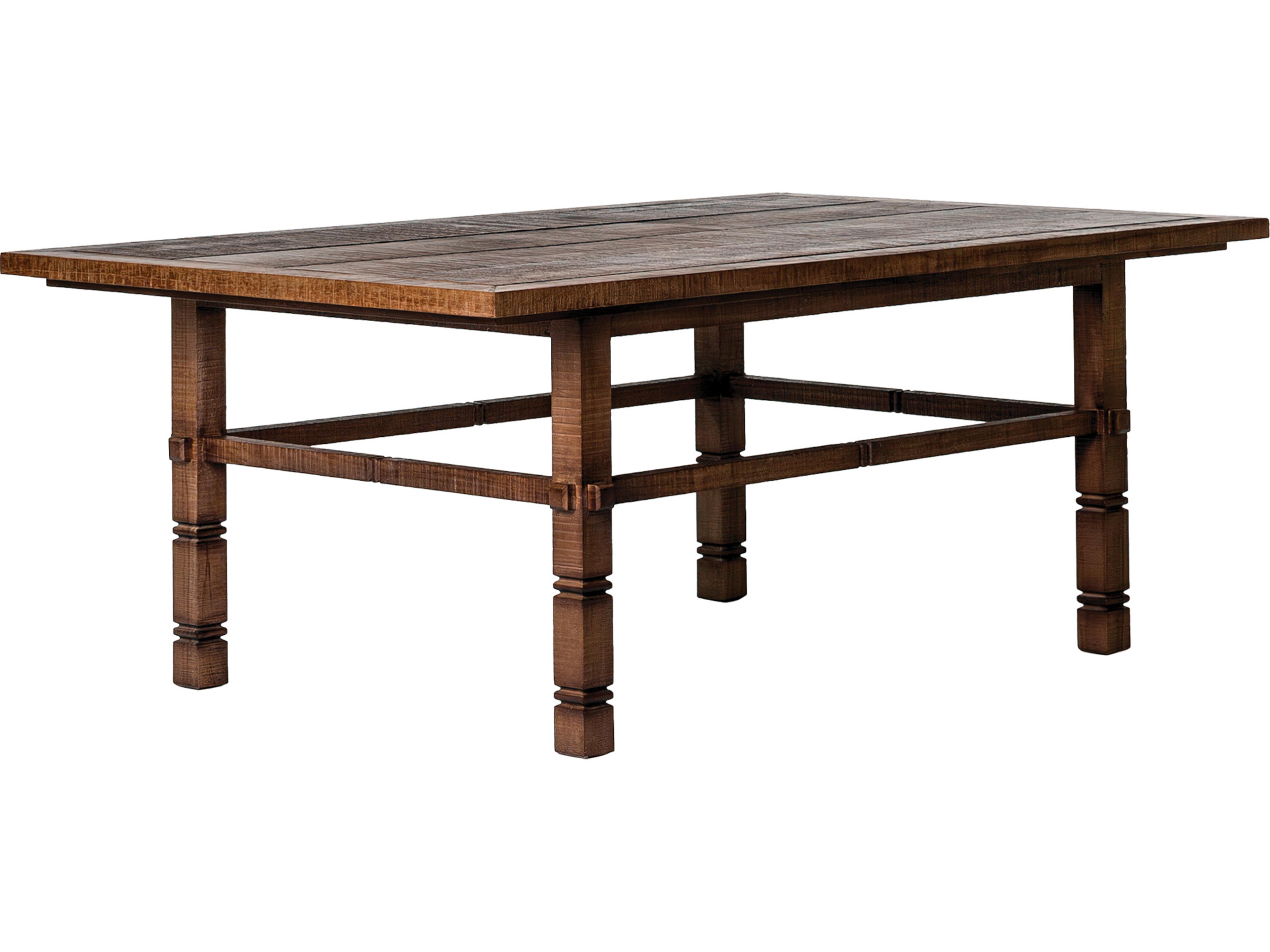 Vaterra Weathered Pecan Matte Teak Rectangular Coffee Table