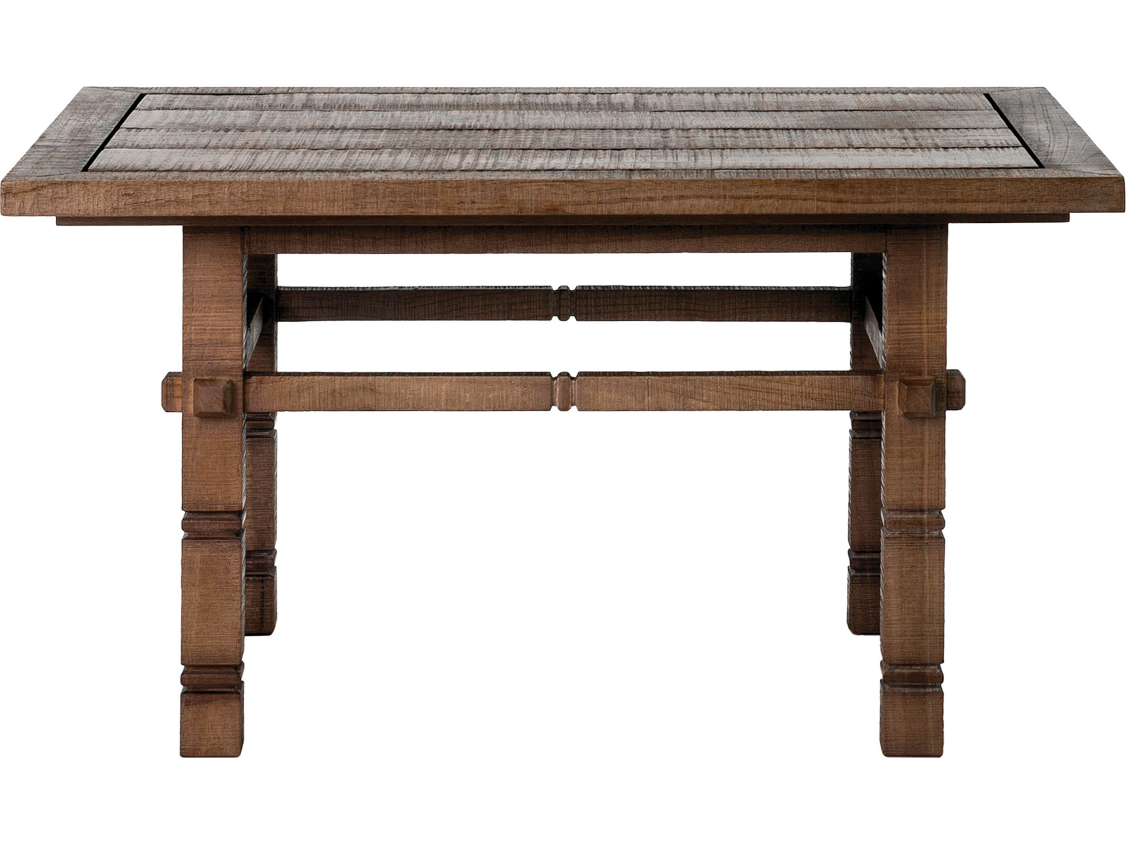 Seasonal Living Vaterra Weathered Pecan Matte Teak Rectangular End Table