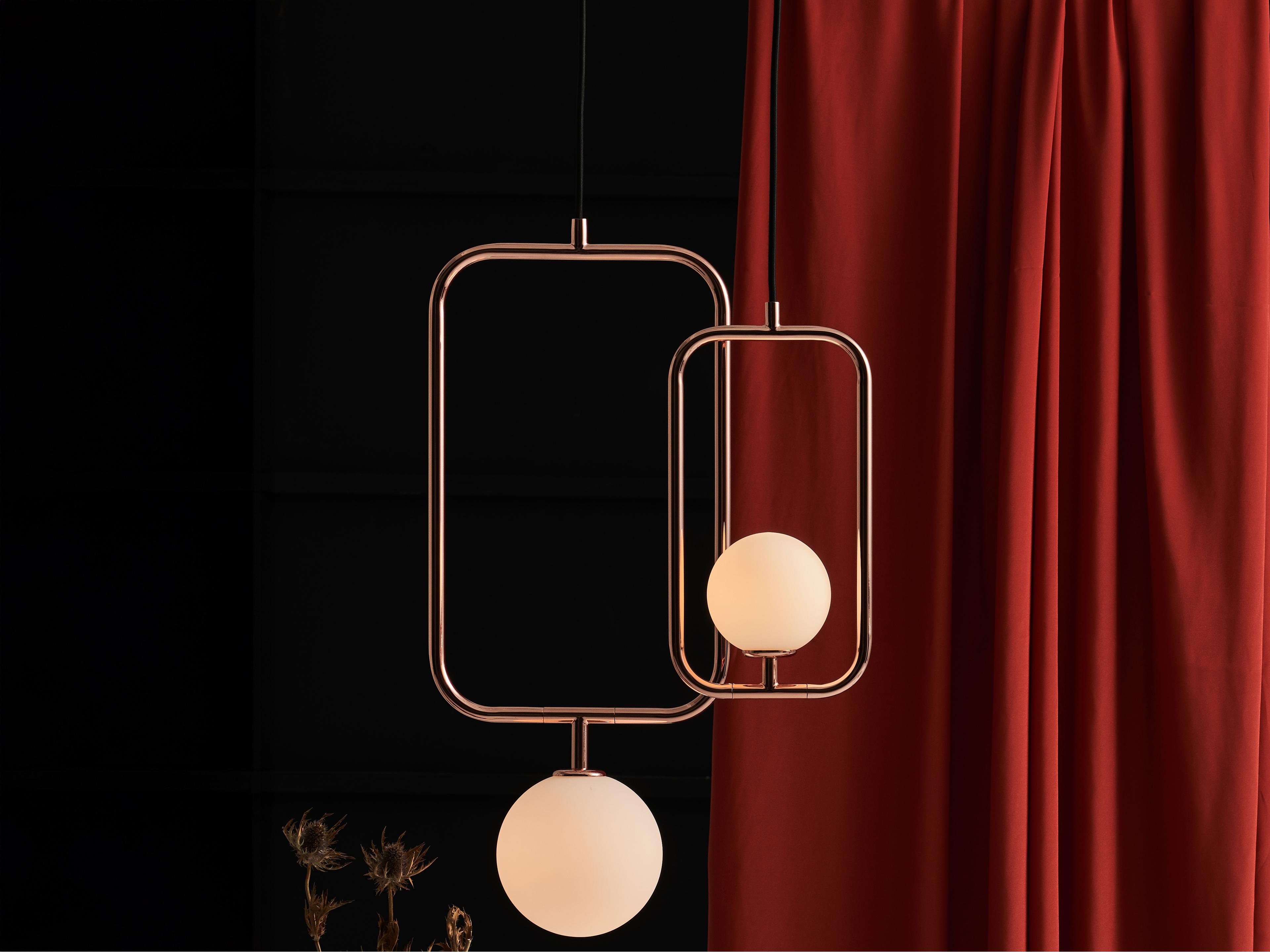 Seed Design Sircle Black LED Geometric Mini Pendant