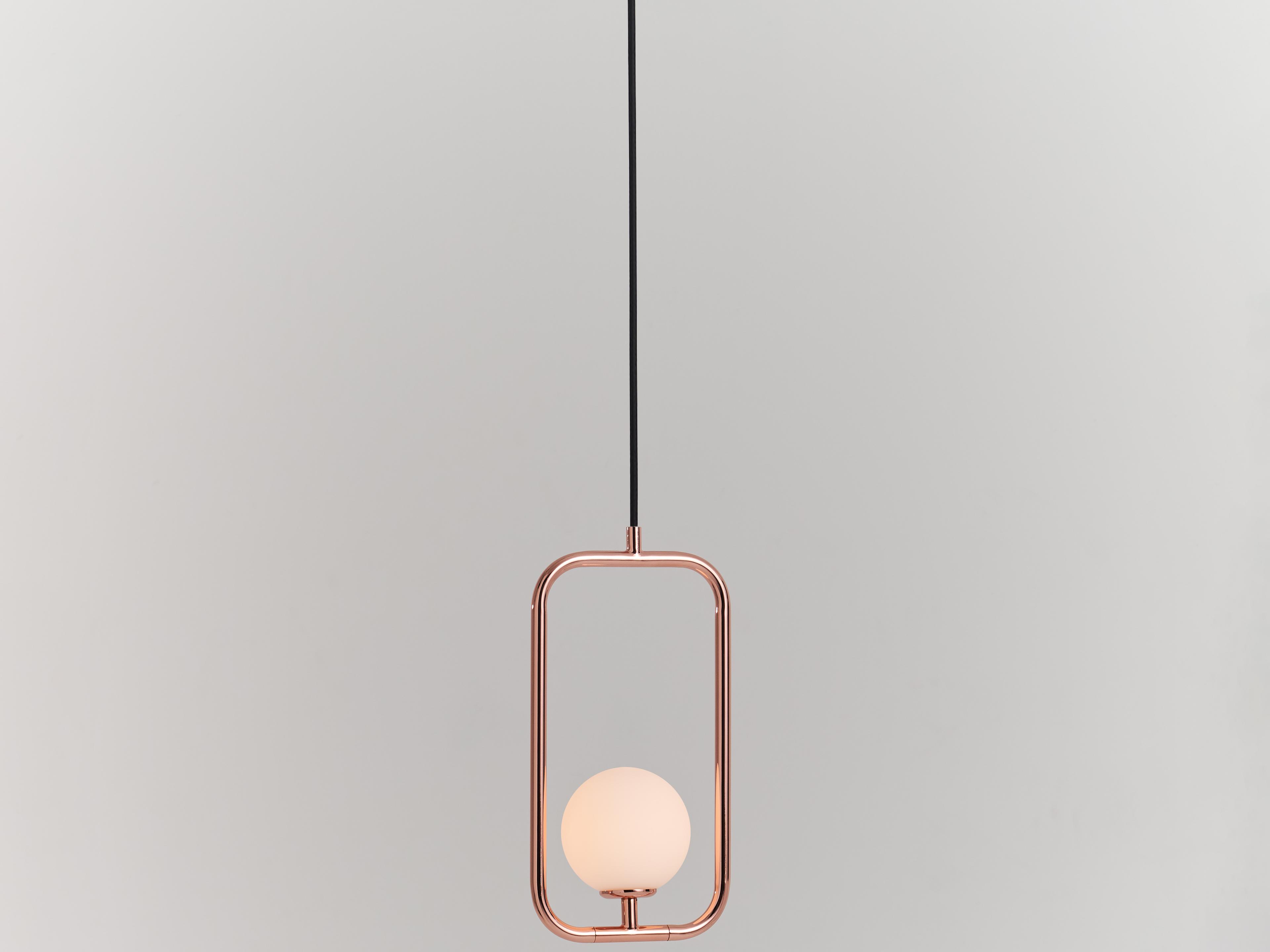 Sircle Copper LED Geometric Mini Pendant